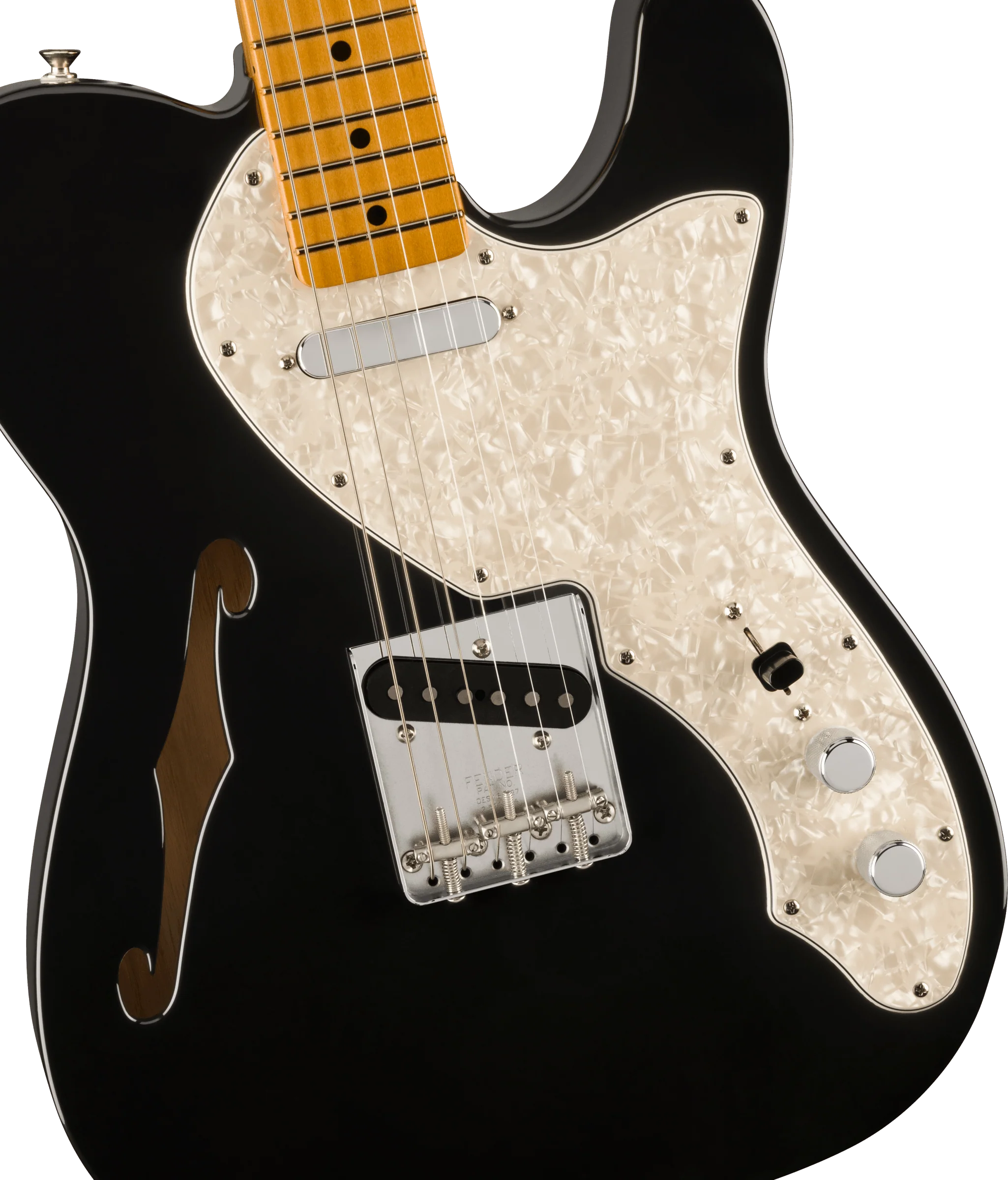 Fender Vintera II 60s Telecaster Thinline - Black - Image 4
