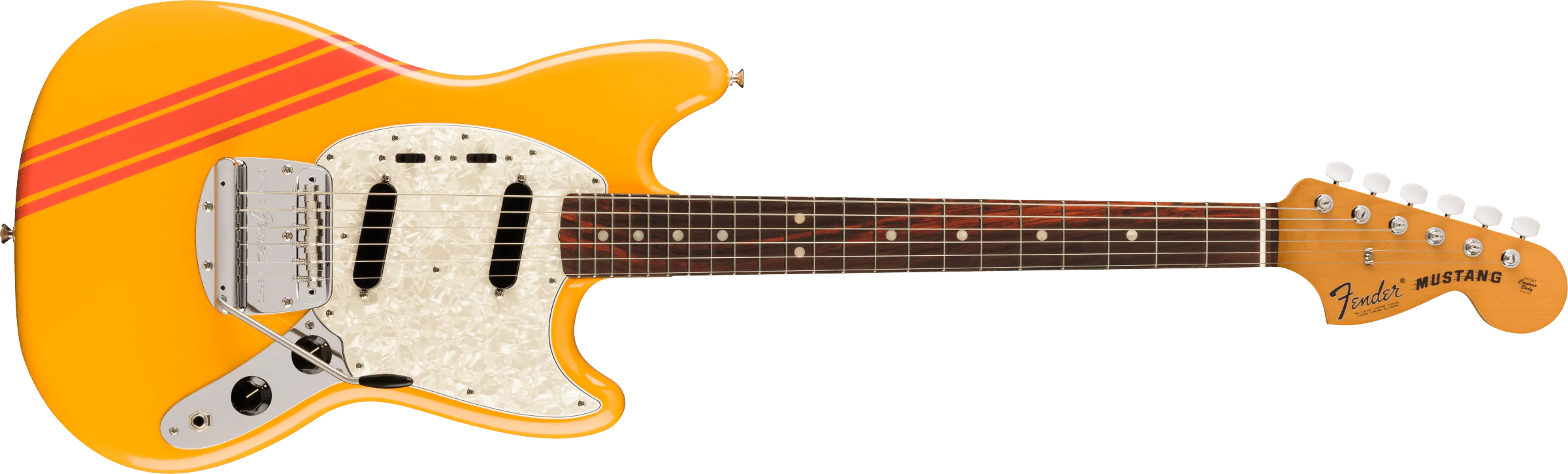 Fender Vintera II 70s Mustang - Competition Orange - Image 2