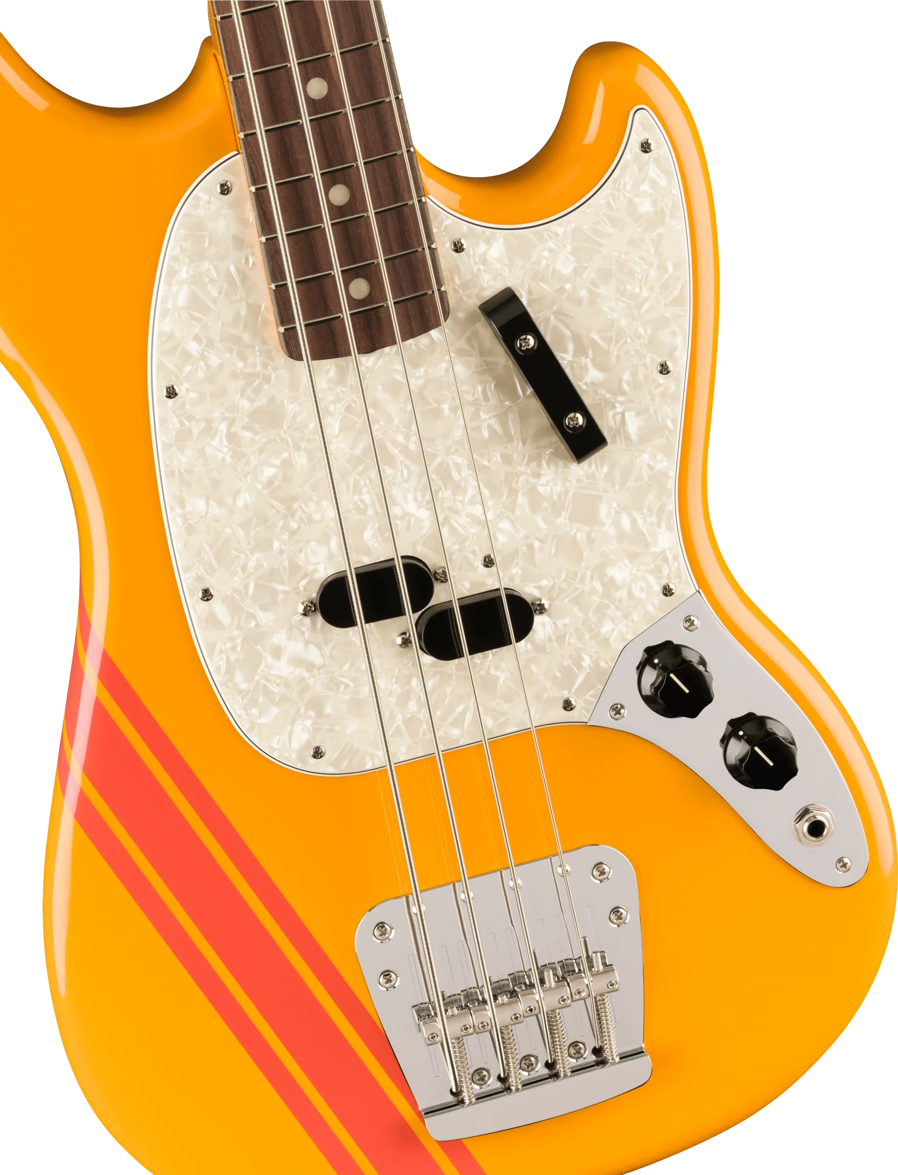 Fender Vintera II 70s Mustang Bass - Competition Orange - Image 6