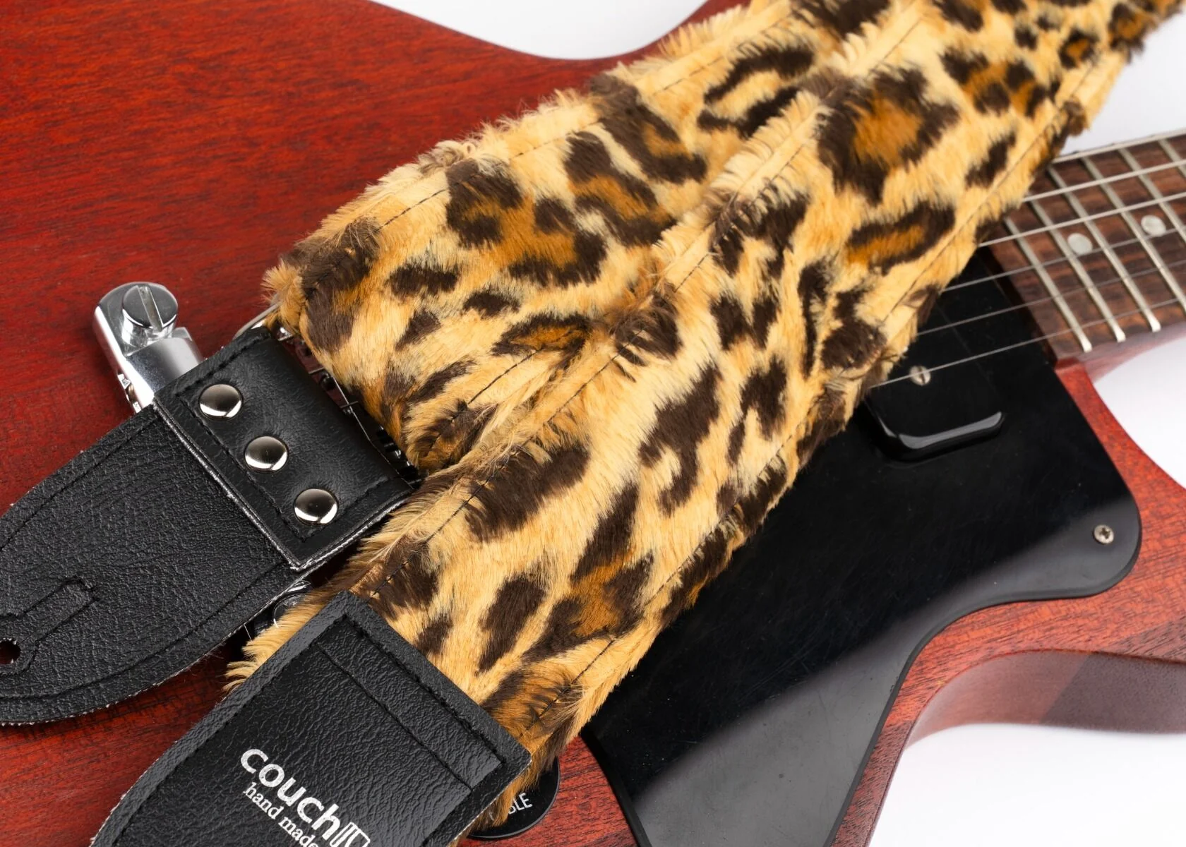 Couch Straps Cheetah Print Guitar Strap - Image 3