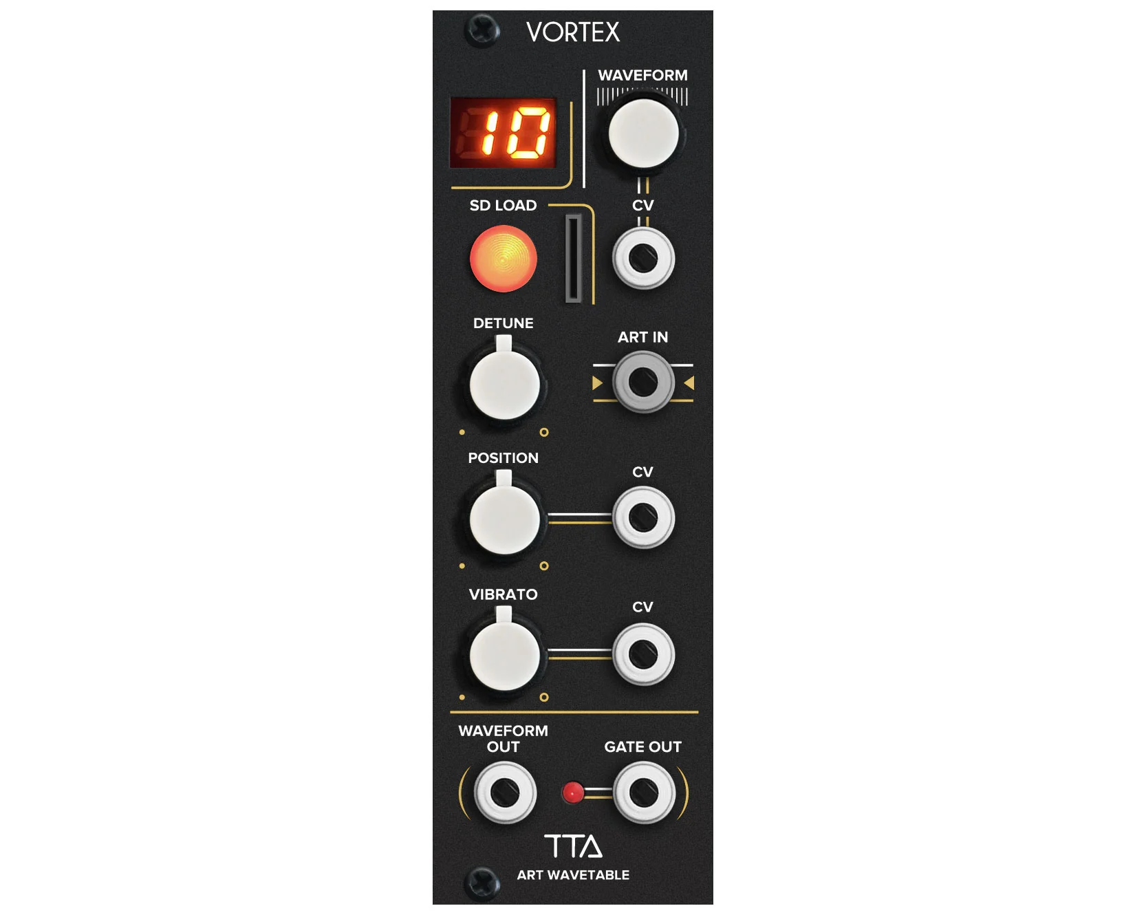 TipTop Audio Vortex - ART Wavetable Dual Oscilator