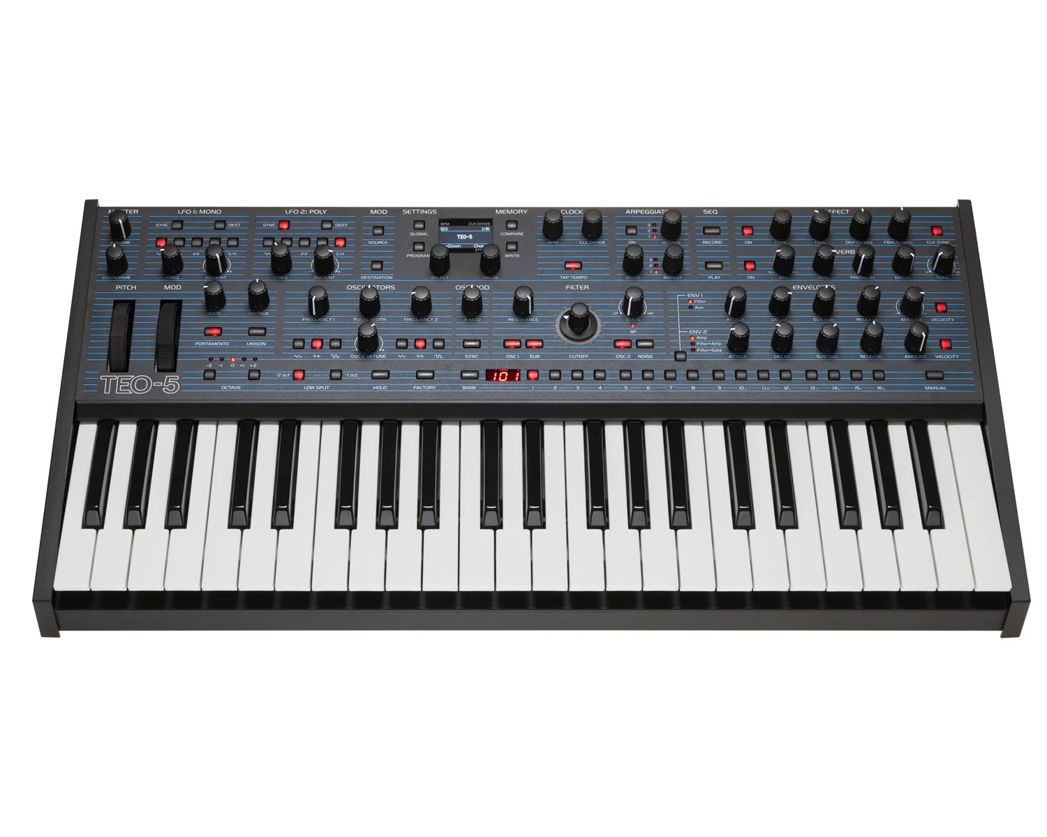 Oberheim TEO-5 5-Voice VCO/VCF-based Polysynth - Image 2