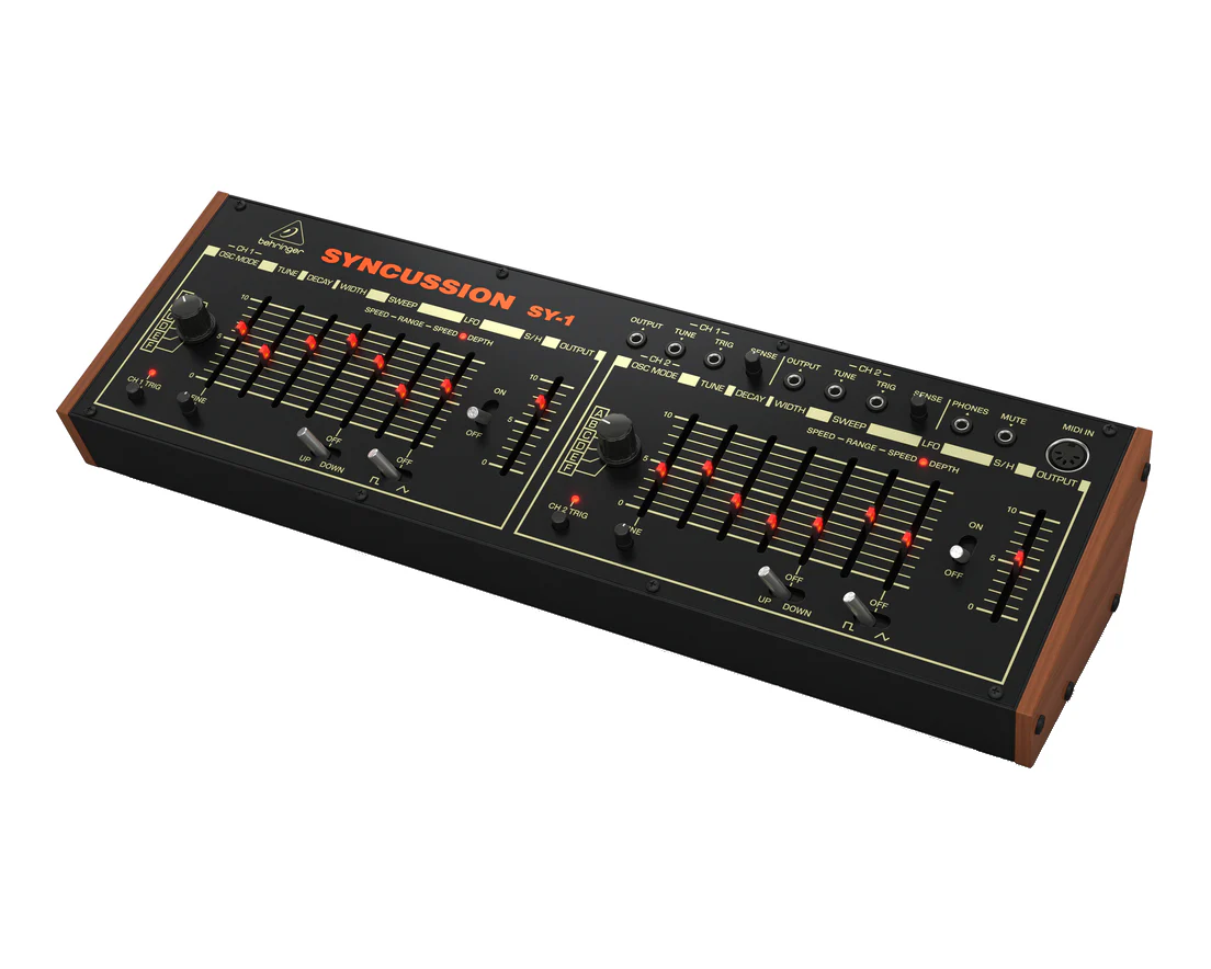 Behringer Syncussion SY-1 Analogue Percussion Synthesizer - Image 3