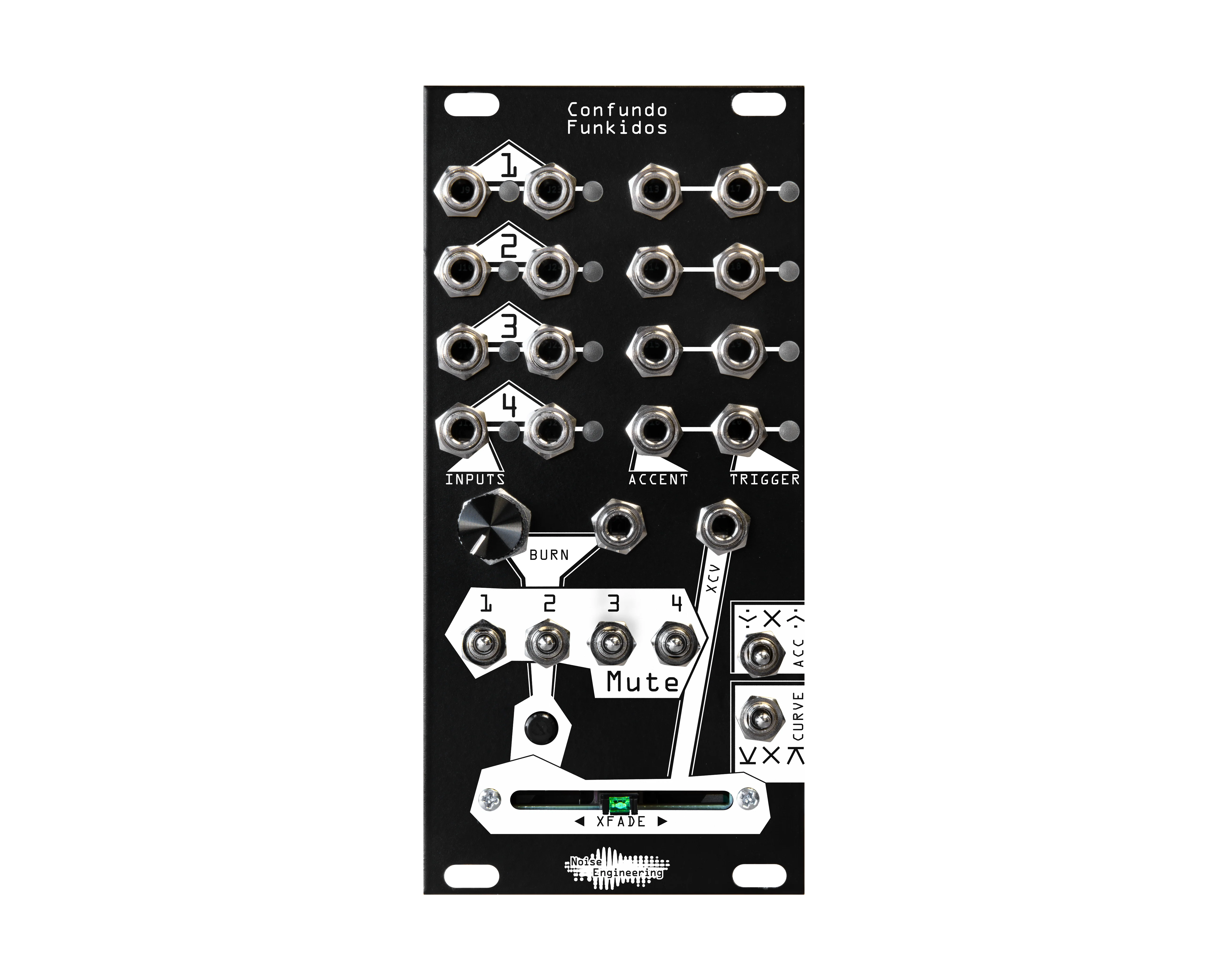 Noise Engineering Confundo Funkidos Eight In/Four Out Rhythm Crossfader