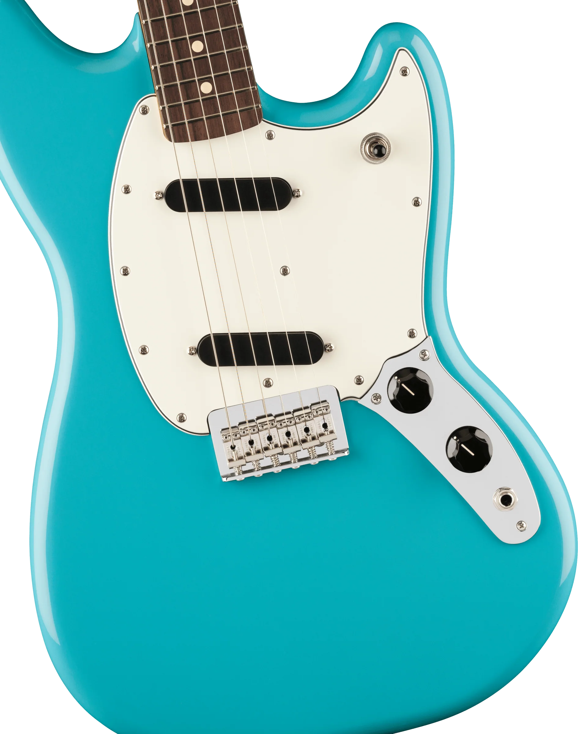 Fender Player II Mustang Rosewood Fingerboard - Aquatone Blue - Image 6