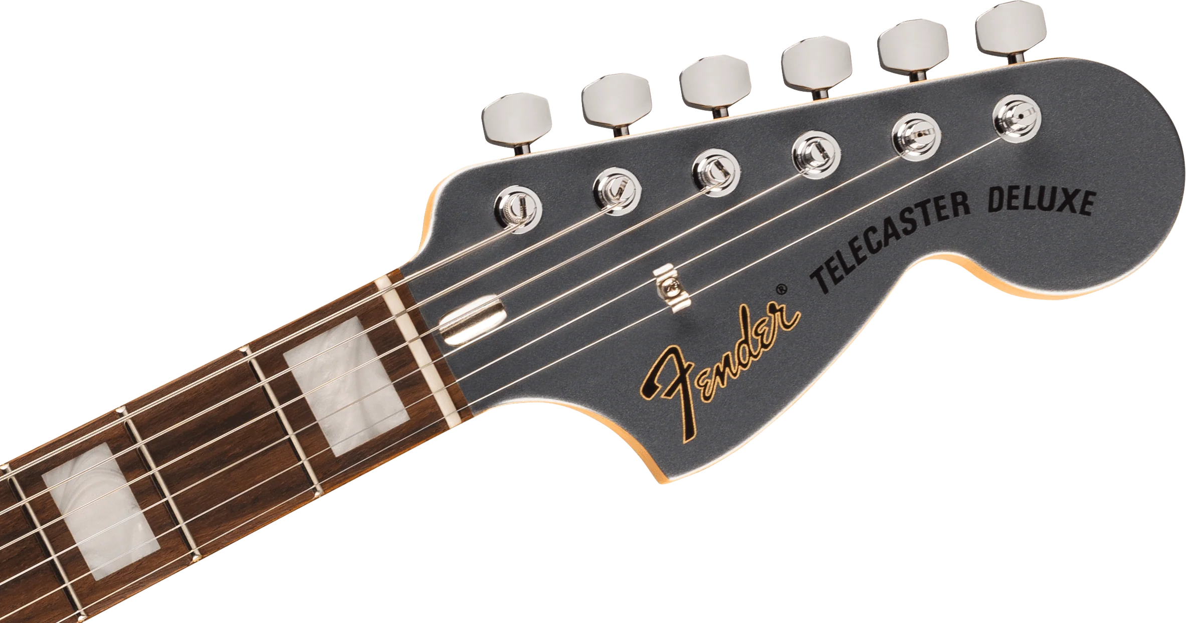 Fender Chris Shiflett Cleaver Telecaster Deluxe, Rosewood Fingerboard, Charcoal Frost Metallic - Image 4