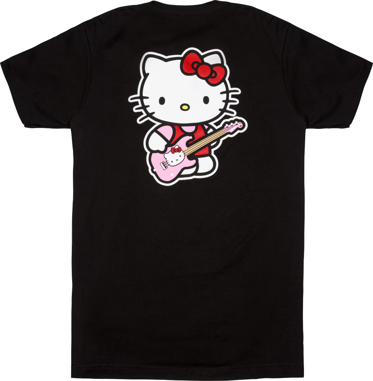Fender Hello Kitty Back Logo Tee - Black - L - Image 2