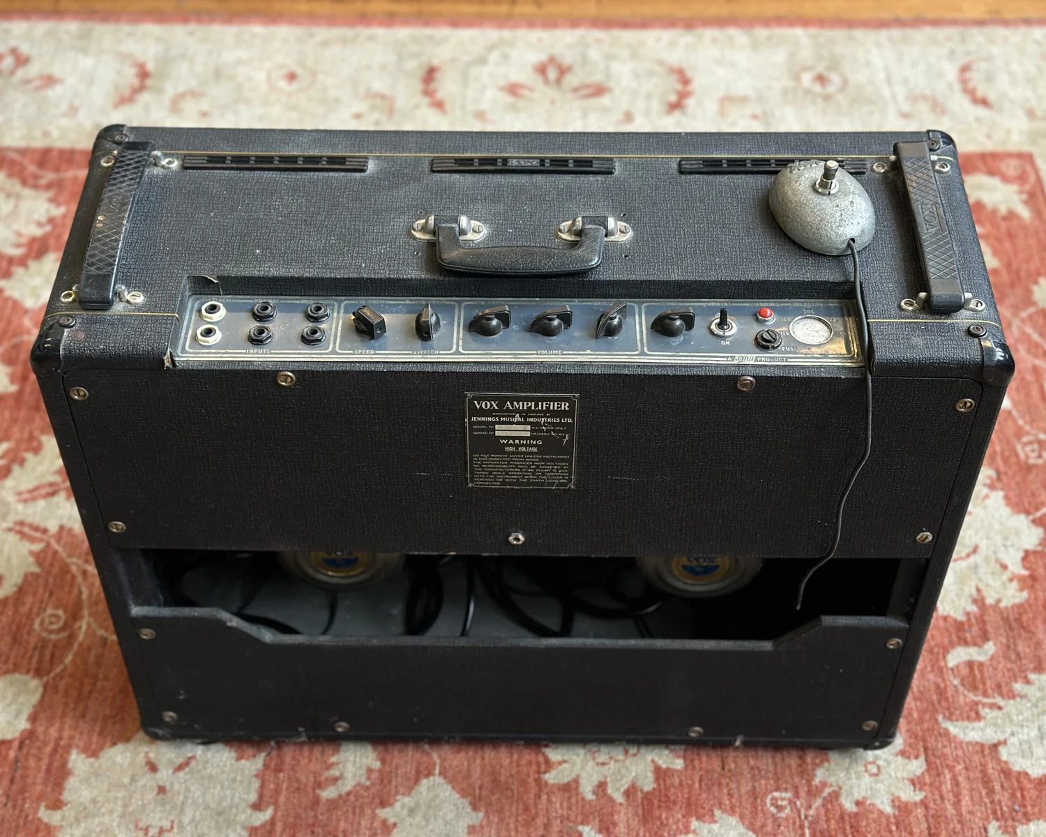 1964 VOX (JMI/Jennings) AC-30 Treble (Thirty Twin) - Non Top Boost Model - Made in UK - Image 7