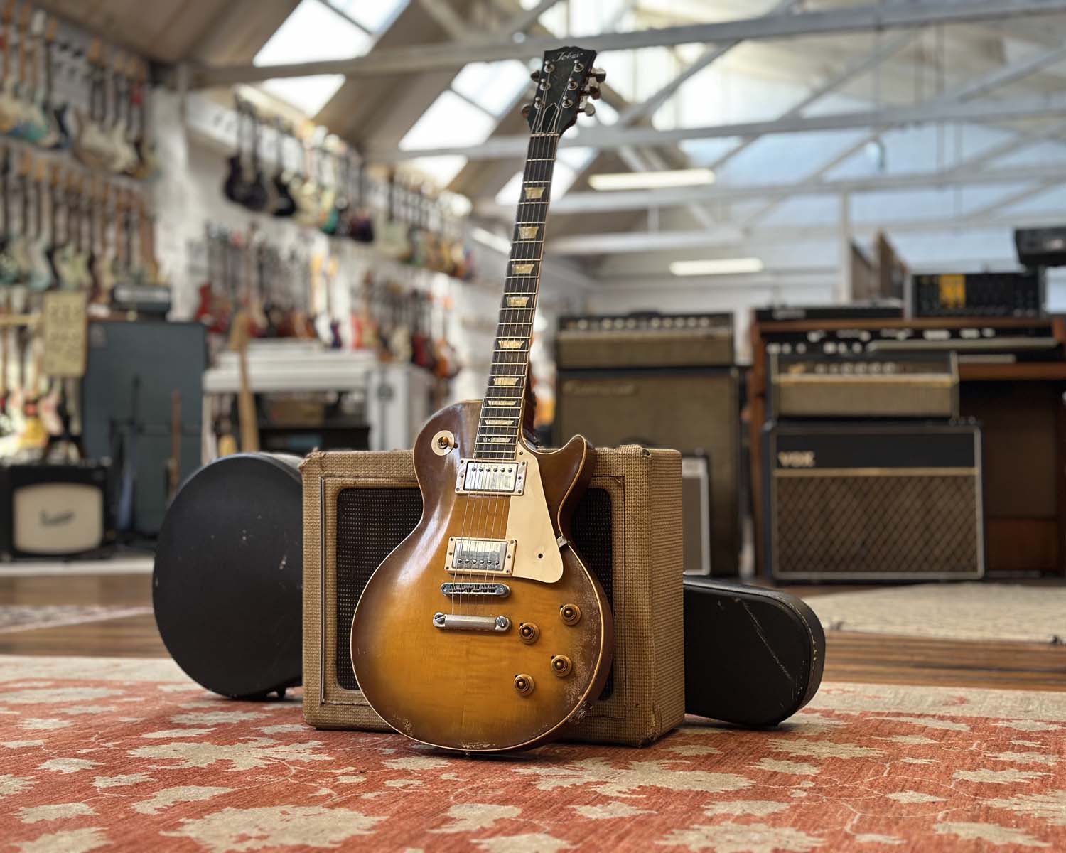 1980 Tokai Reborn Old - '58 Burst Lawsuit / LS-120 - Open Book Headstock w/ OHSC - Made in Japan (4.4kg) - Image 14