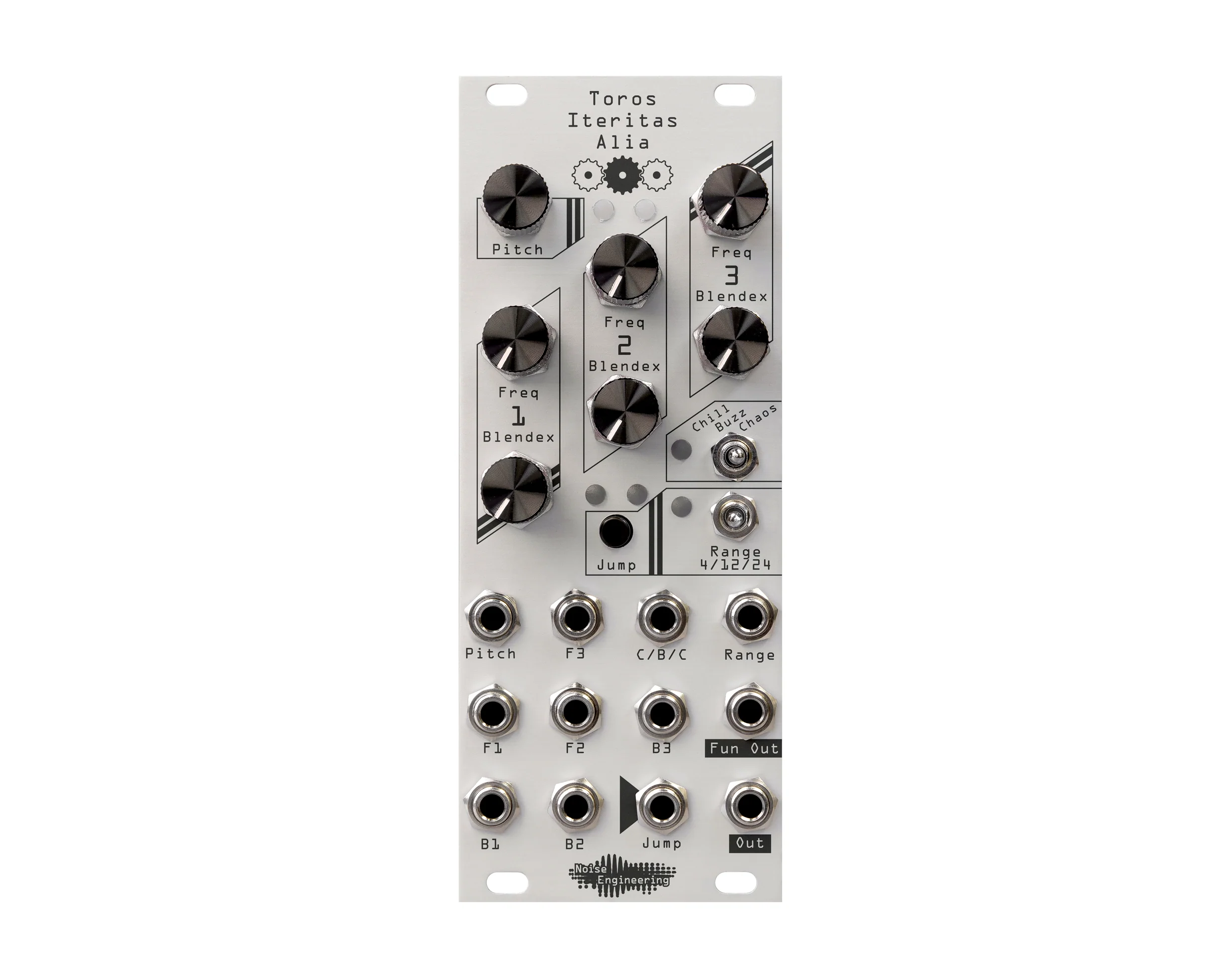 Noise Engineering Toros Iteritas Alia Phase Mod Drone Oscillator - Silver panel