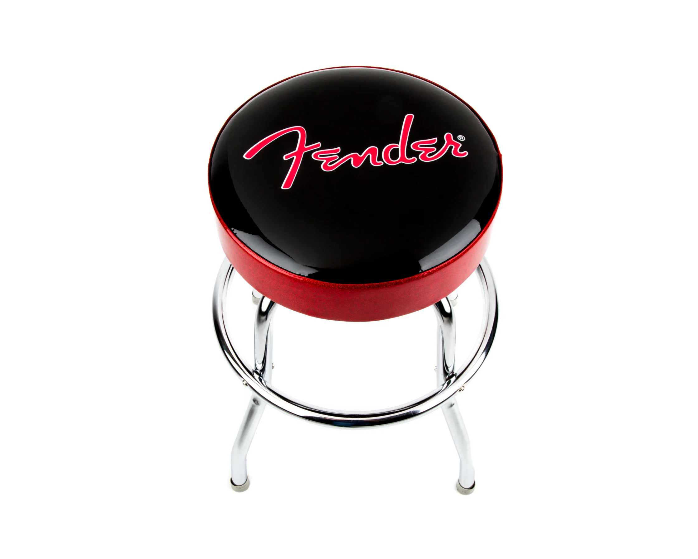 Fender Barstool - Red Sparkle Logo 24"