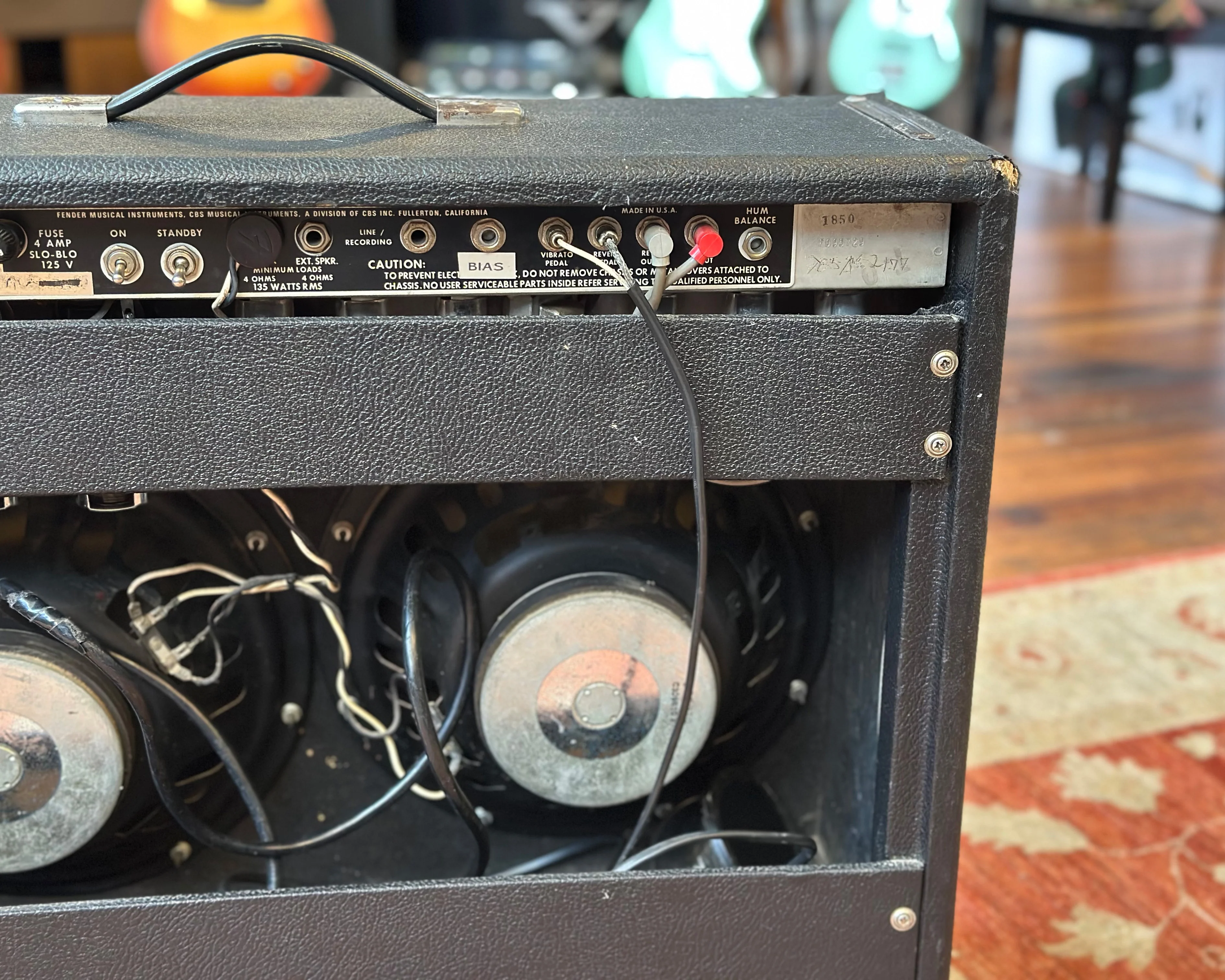1970s Fender Twin Reverb 135 Watt 2x12" - Image 3