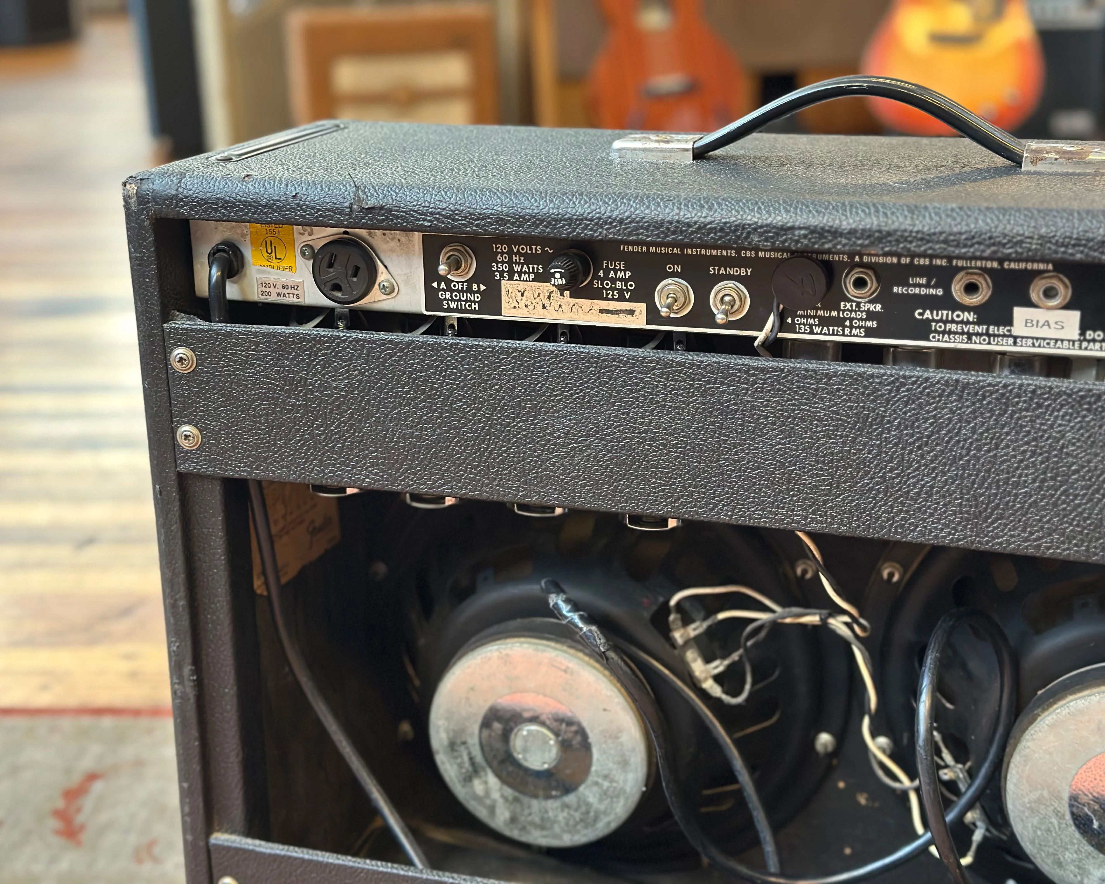 1970s Fender Twin Reverb 135 Watt 2x12" - Image 4