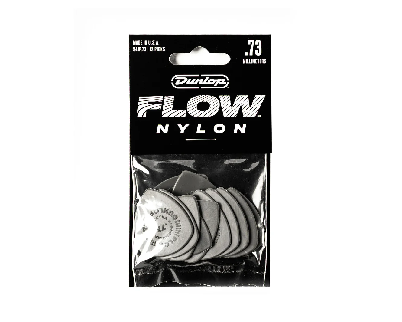 Jim Dunlop .73mm Nylon FLOW Player’s Pack - 12 Pack