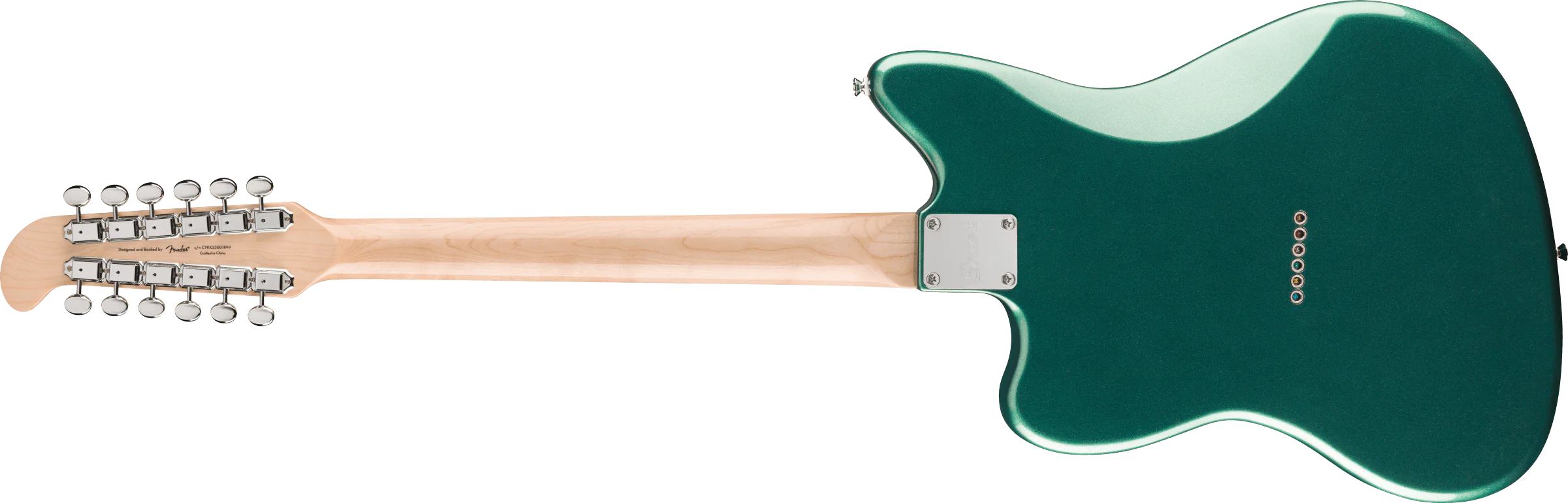 Fender Squier FSR Paranormal Jazzmaster XII - Sherwood Green w/Matching Headstock - Image 5