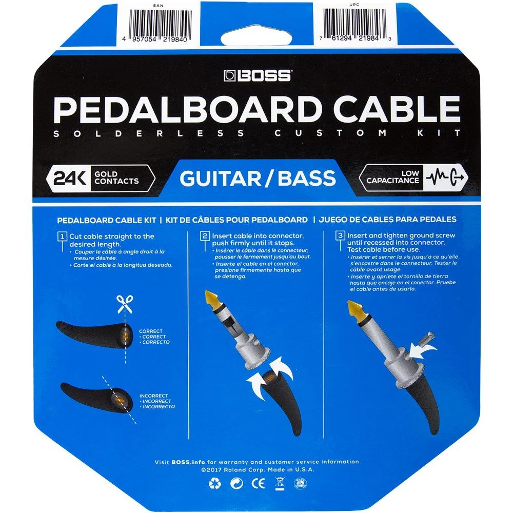 BOSS BCK-12 Pedal Board Cable Kit - Image 2