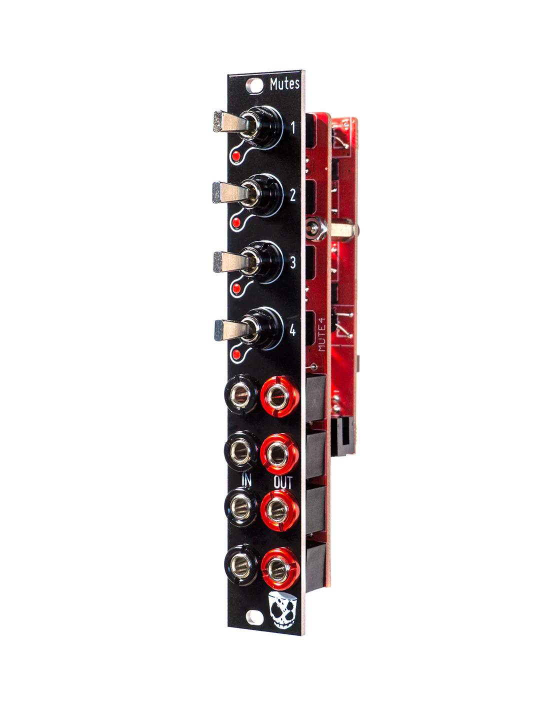 DivKid/Befaco Mutes mk2 3U with Alternate 1U Panel - Image 3