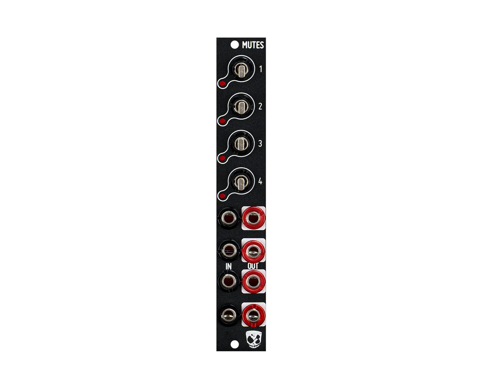Befaco DivKid Mutes mk2 DiY Kit 3U with Alternate 1U Panel