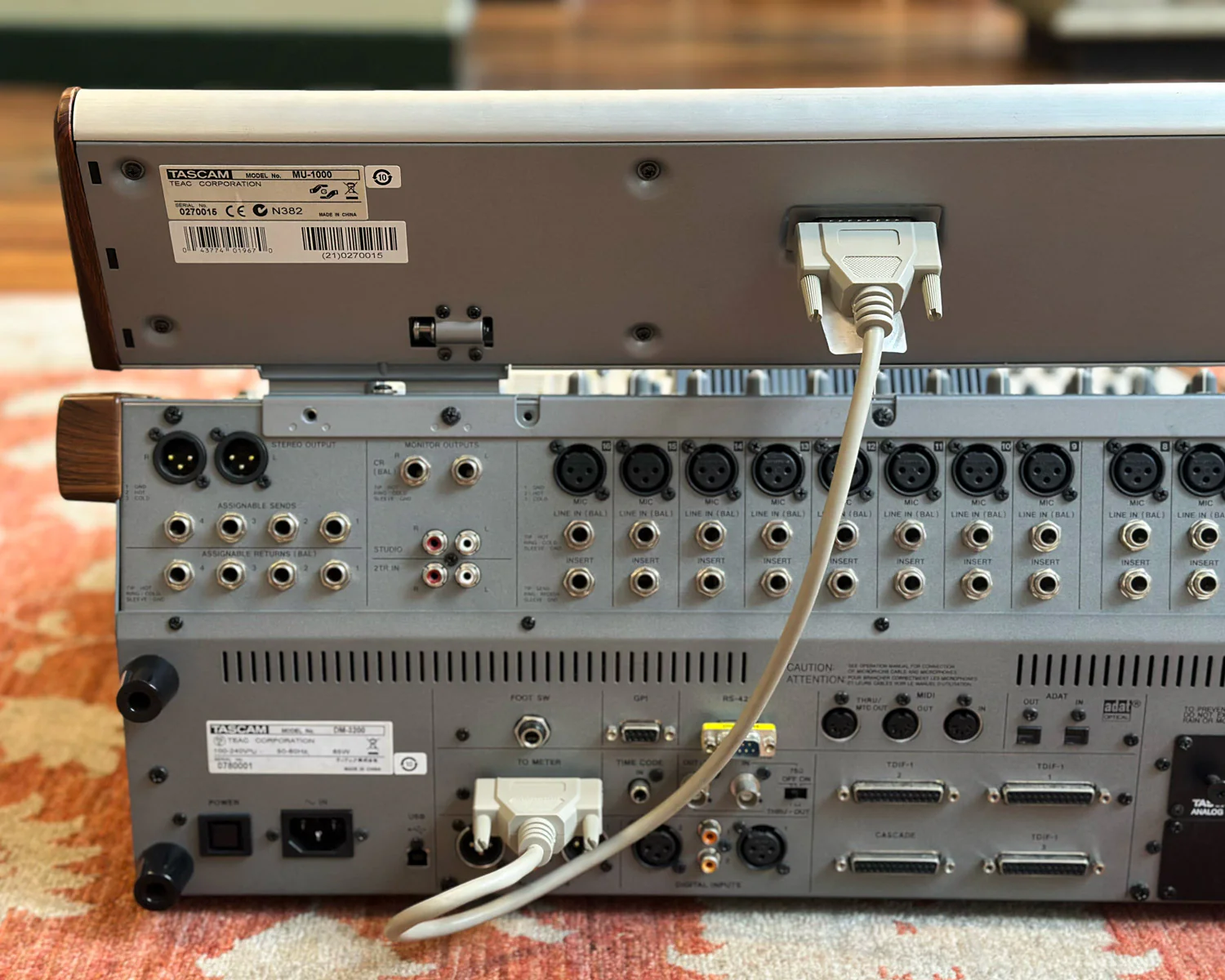 Tascam DM-3200 Digital Mixing Console w/MU-1000 Meter Bridge - Image 11