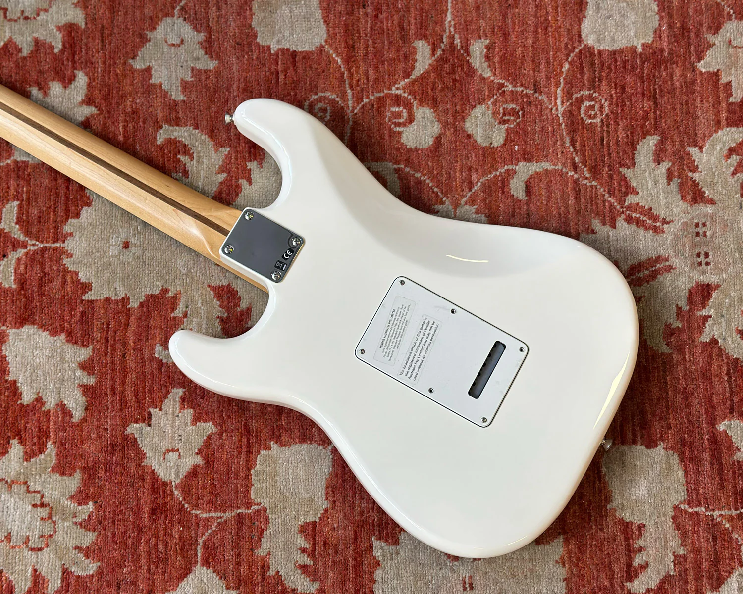 2012 Fender Standard Stratocaster - Arctic White - Image 7
