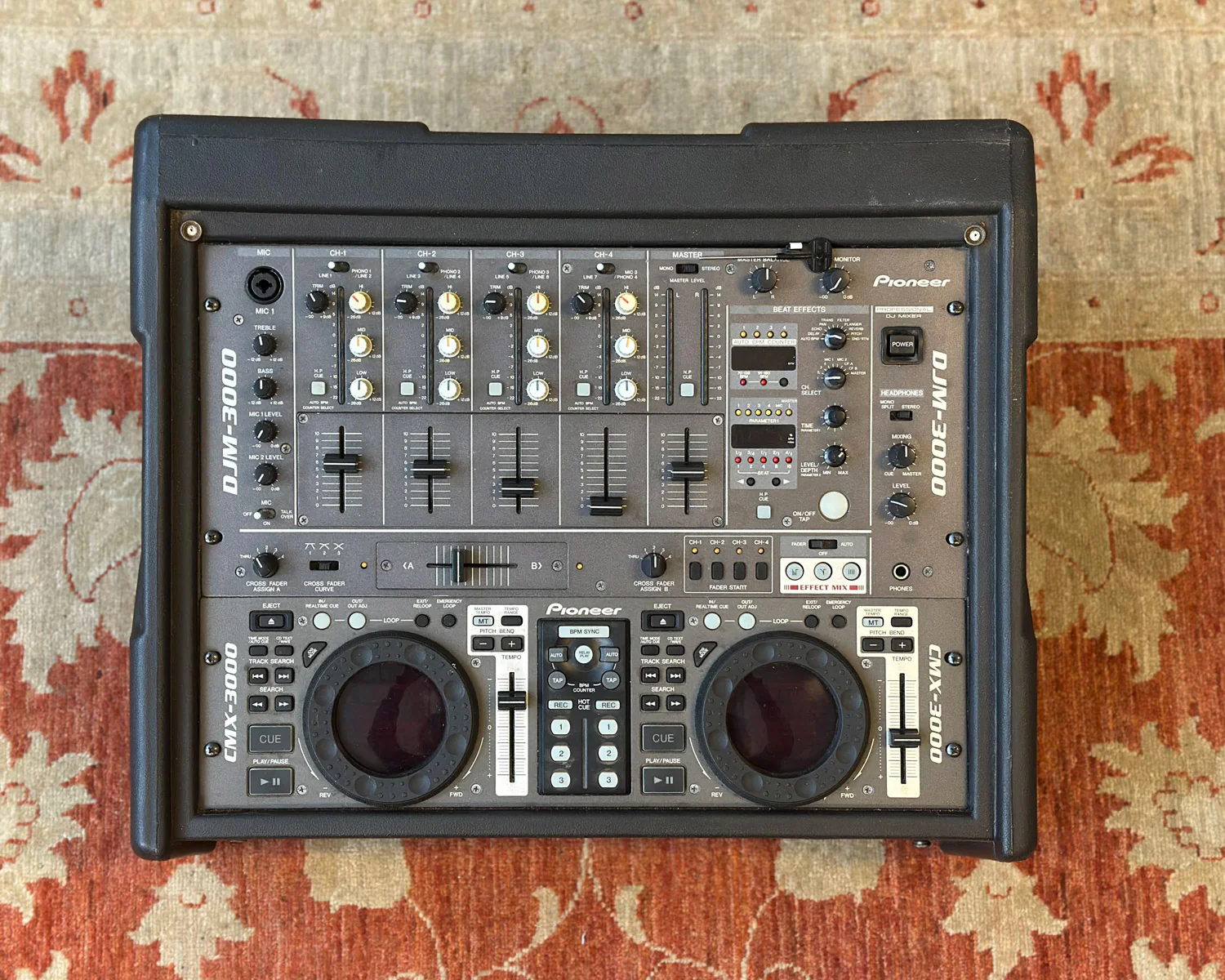 Pioneer CMX-3000 & DJM-3000 System & SKB Road Case - Image 5