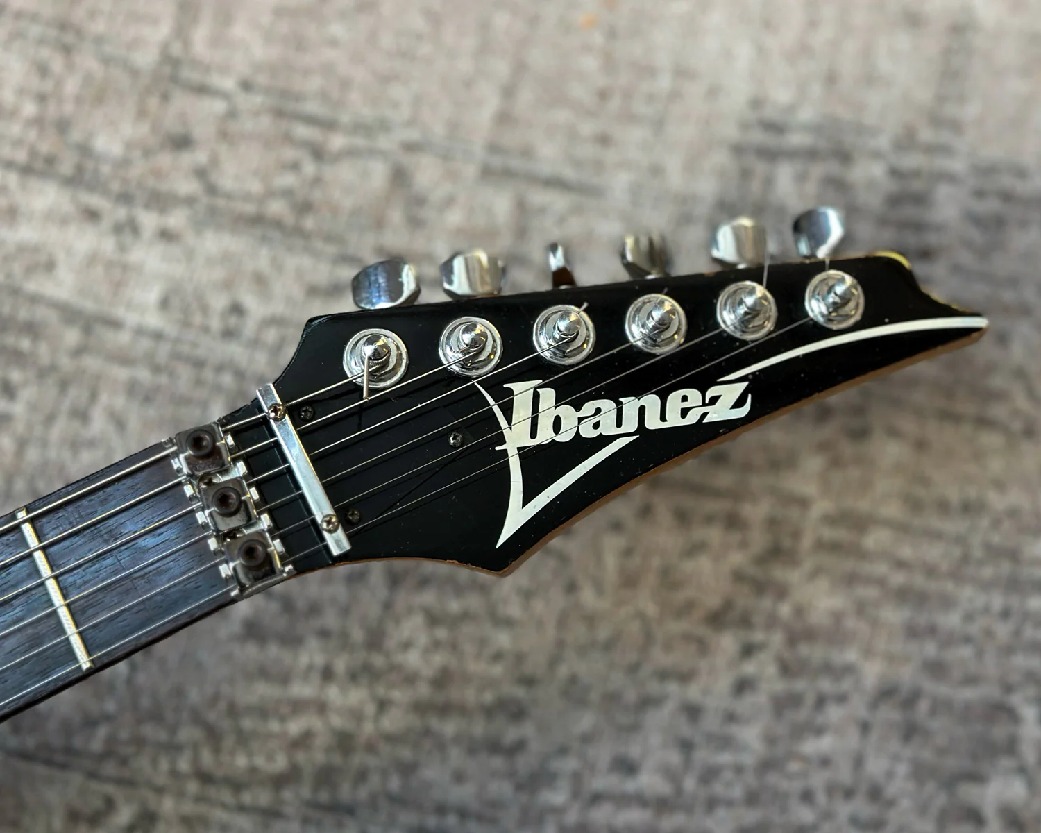 1988 Ibanez RG 340 Roadstar II - Dark Blue w/ HSC - Image 5
