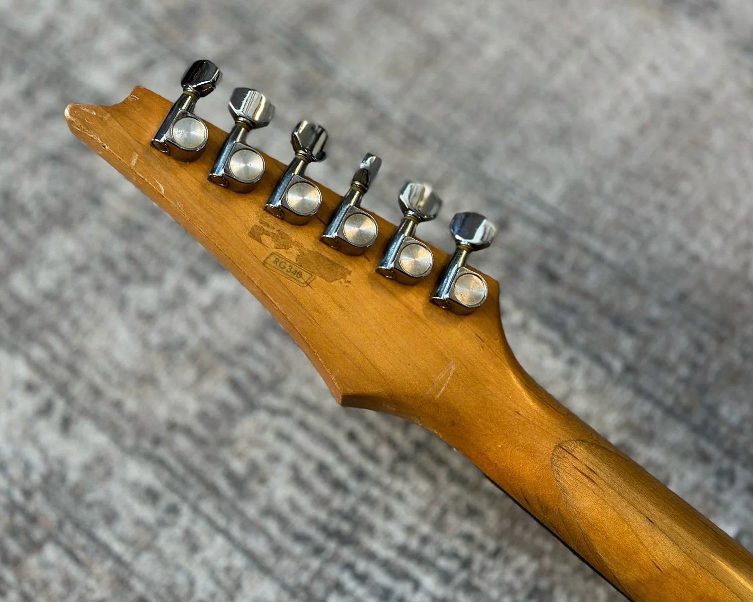 1988 Ibanez RG 340 Roadstar II - Dark Blue w/ HSC - Image 6