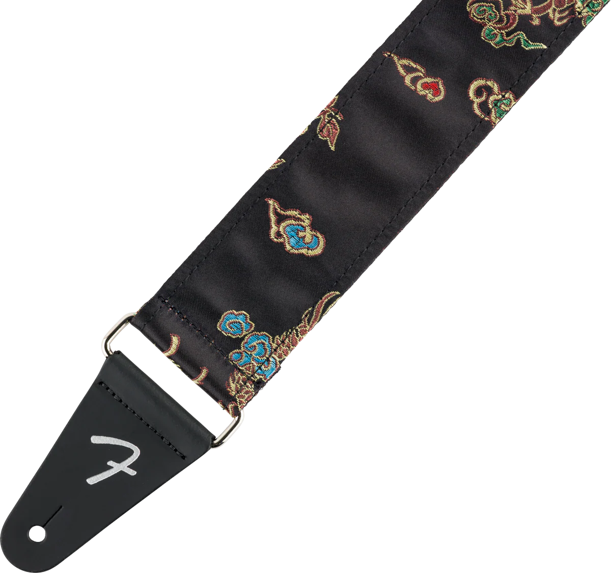 Fender Satin Dragon Strap - Black - Image 2