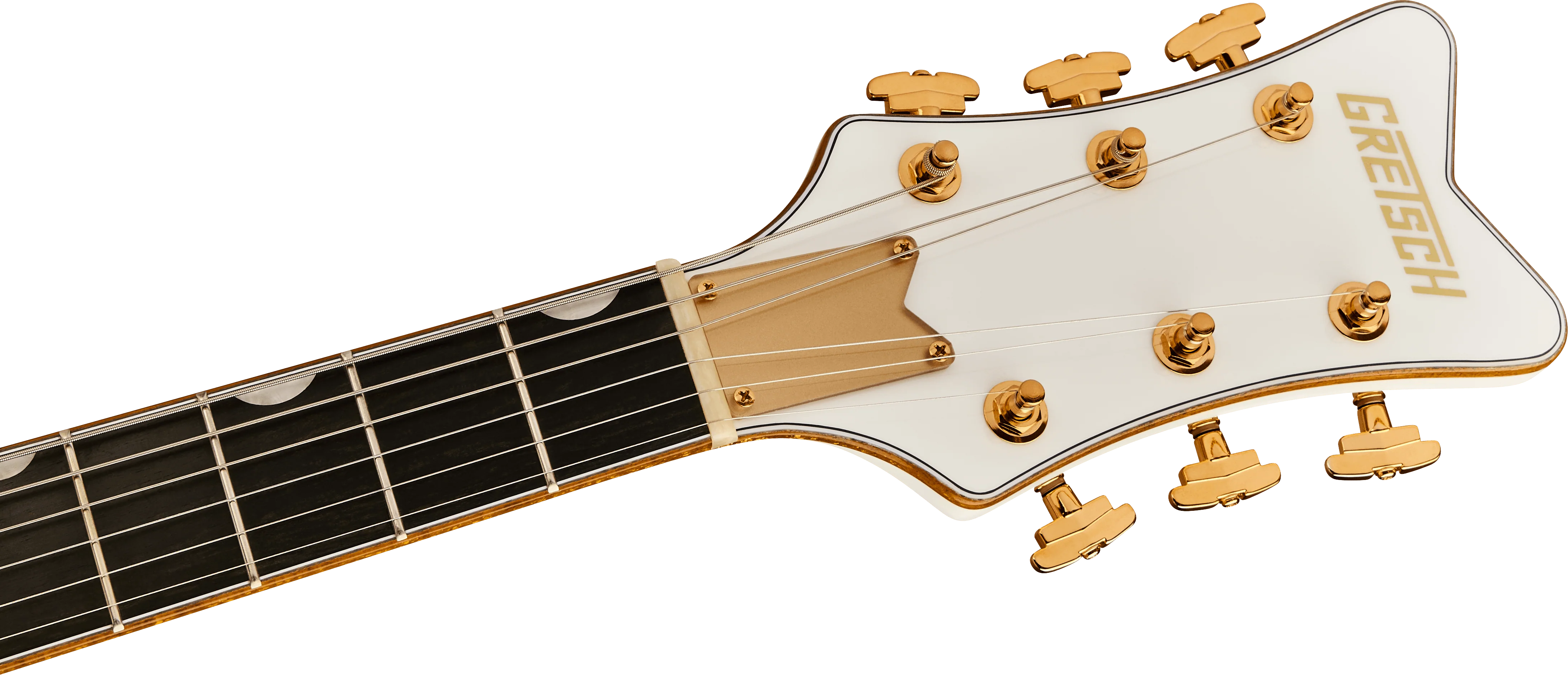 Gretsch Synchromatic Falcon Hollow Body Single-Cut with Bigsby Ebony Fingerboard - Snowcrest White - Image 2