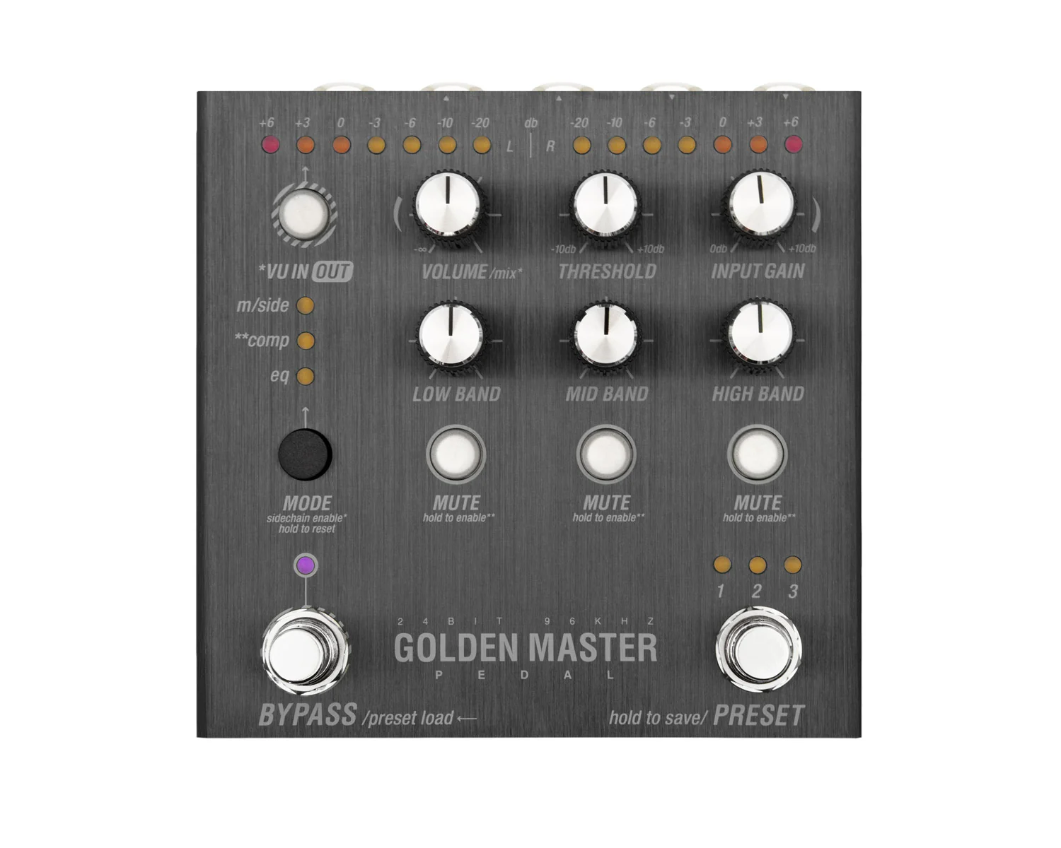Endorphin.es Golden Master Pedal Multi-Dimensional Effects Processor - Black