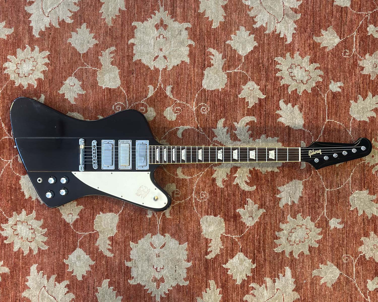 1996 Gibson Firebird Electric Guitar w/OHSC - Black (Top Refin) - Image 2