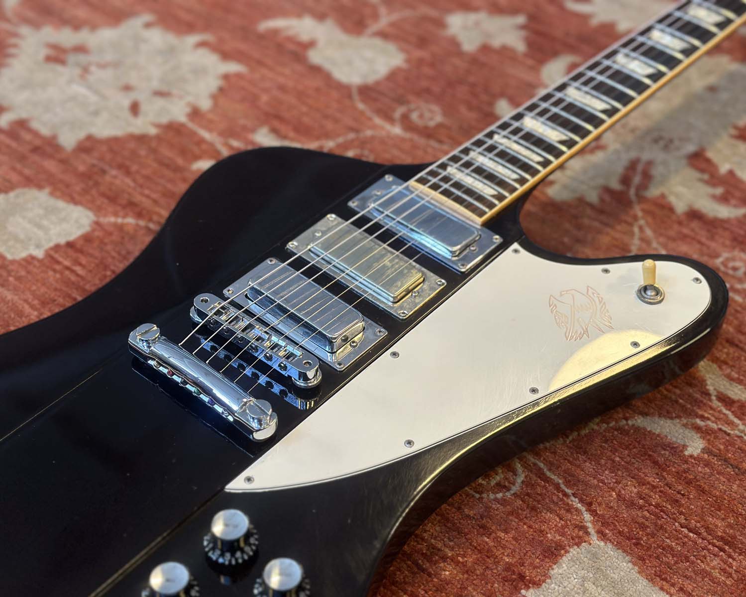 1996 Gibson Firebird Electric Guitar w/OHSC - Black (Top Refin) - Image 3