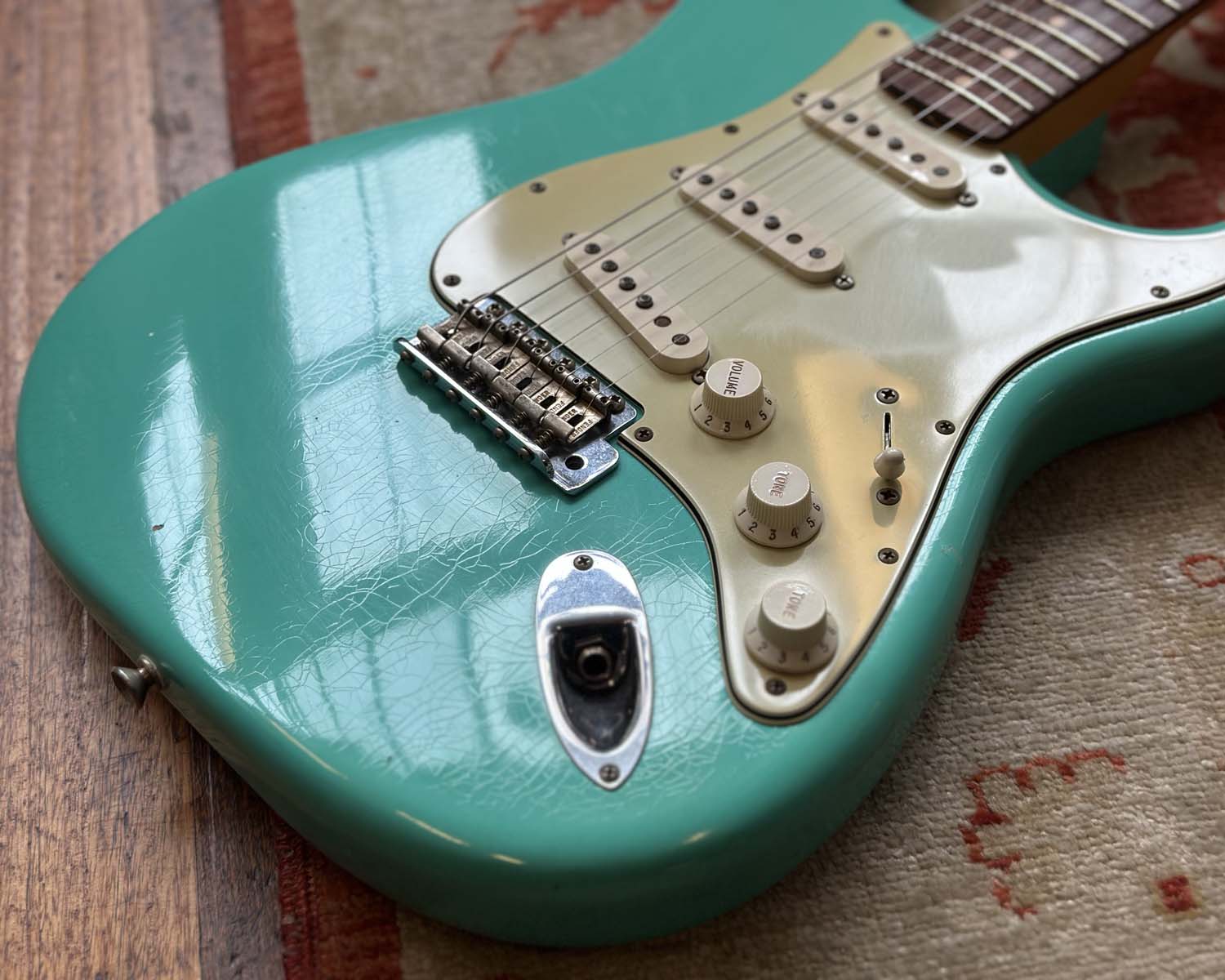 2002 Fender Custom Shop 1960 Stratocaster Relic - Seafoam Green w/OHSC - Image 7