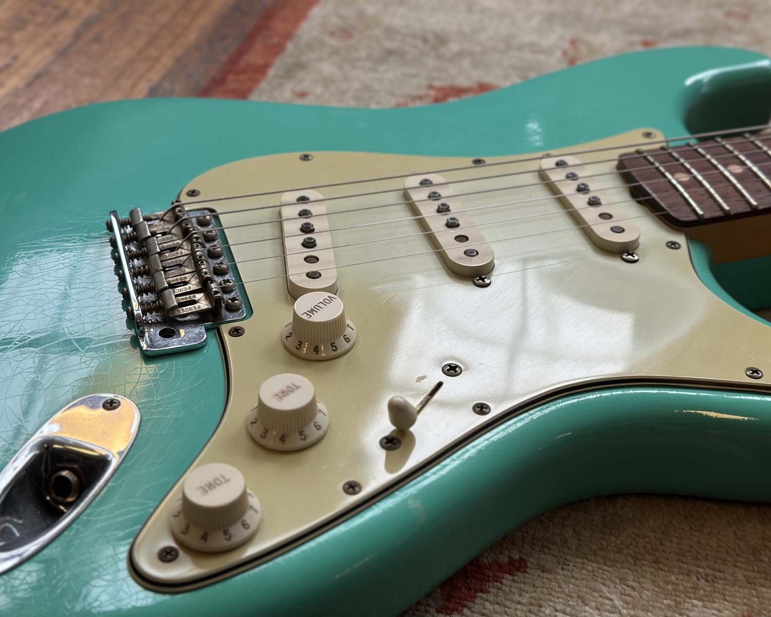 2002 Fender Custom Shop 1960 Stratocaster Relic - Seafoam Green w/OHSC - Image 8