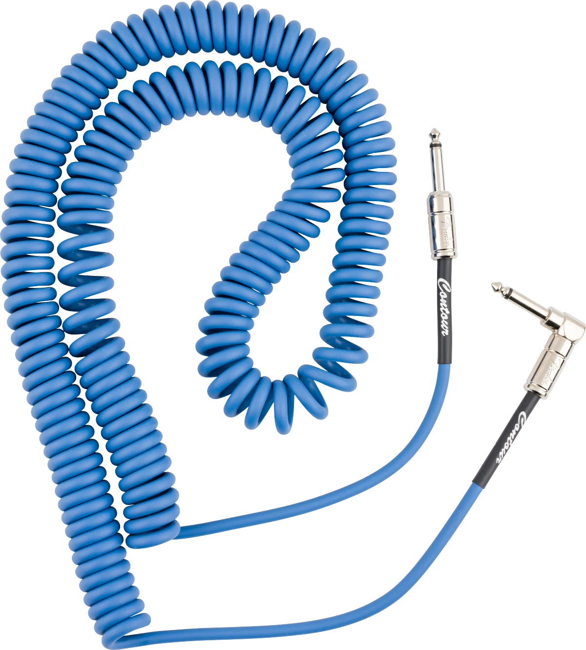Fender Contour 30' Coiled Cable Lake Placid Blue - Image 2