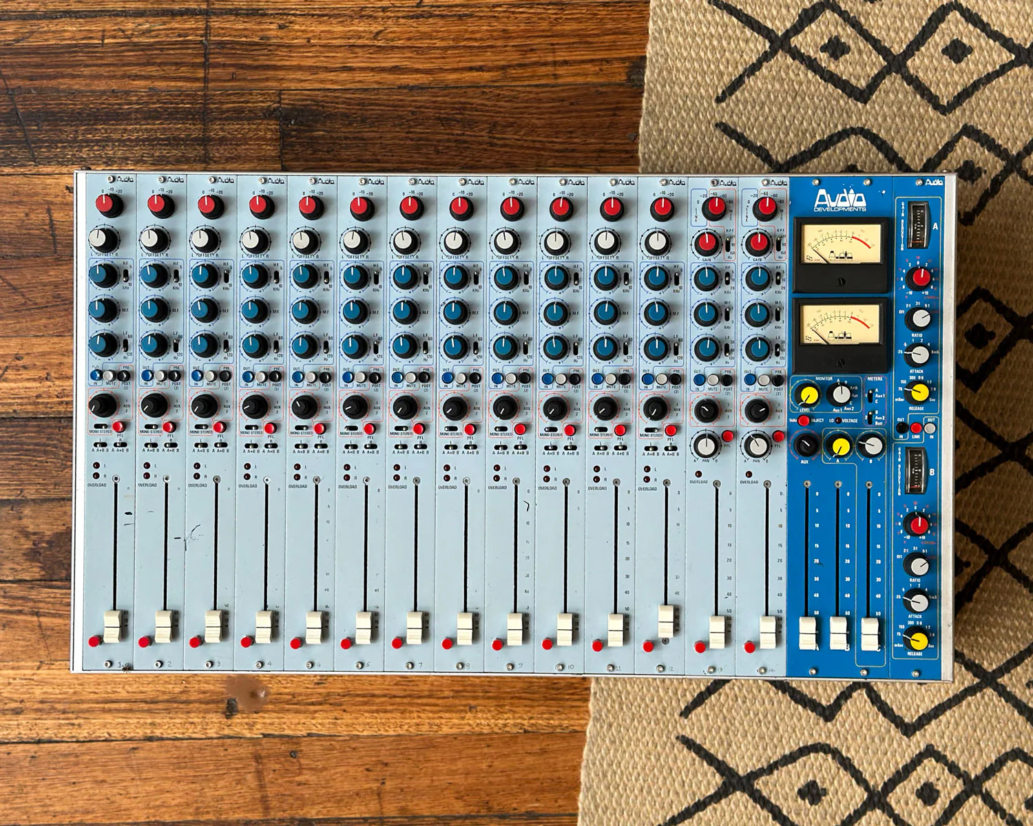 UK Made Audio Developments 14 Channel Mixer