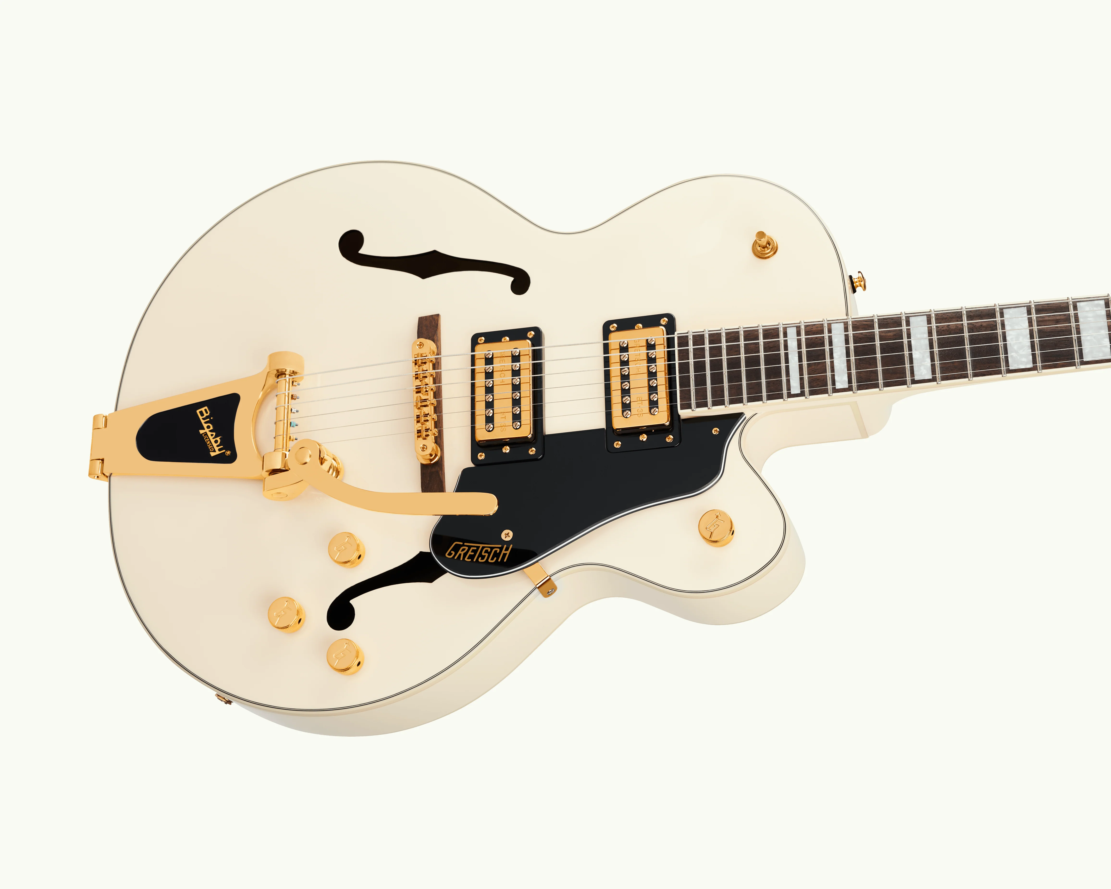 Limited Edition G2420TG Streamliner Hollow Body Single-Cut with Bigsby - Vintage White