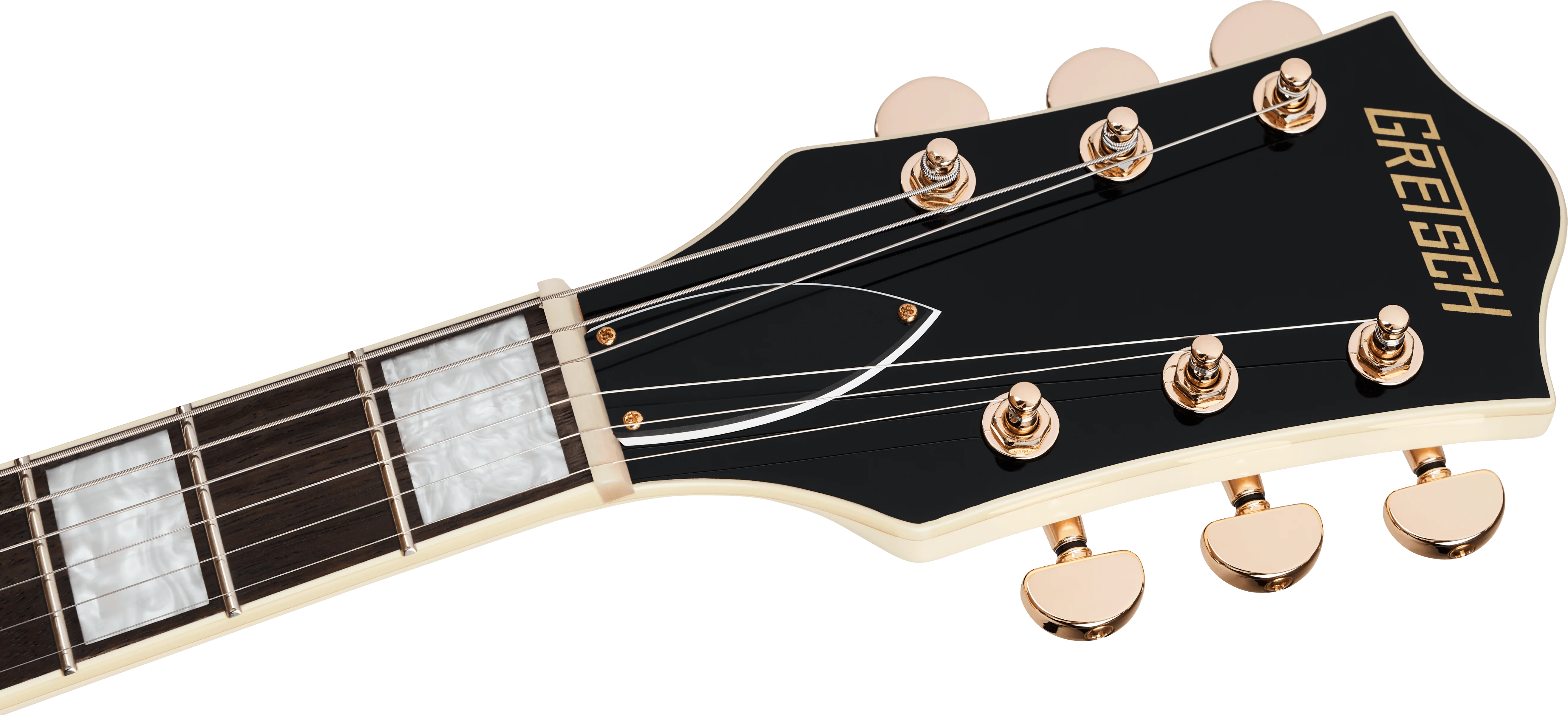 Limited Edition G2420TG Streamliner Hollow Body Single-Cut with Bigsby - Vintage White - Image 2