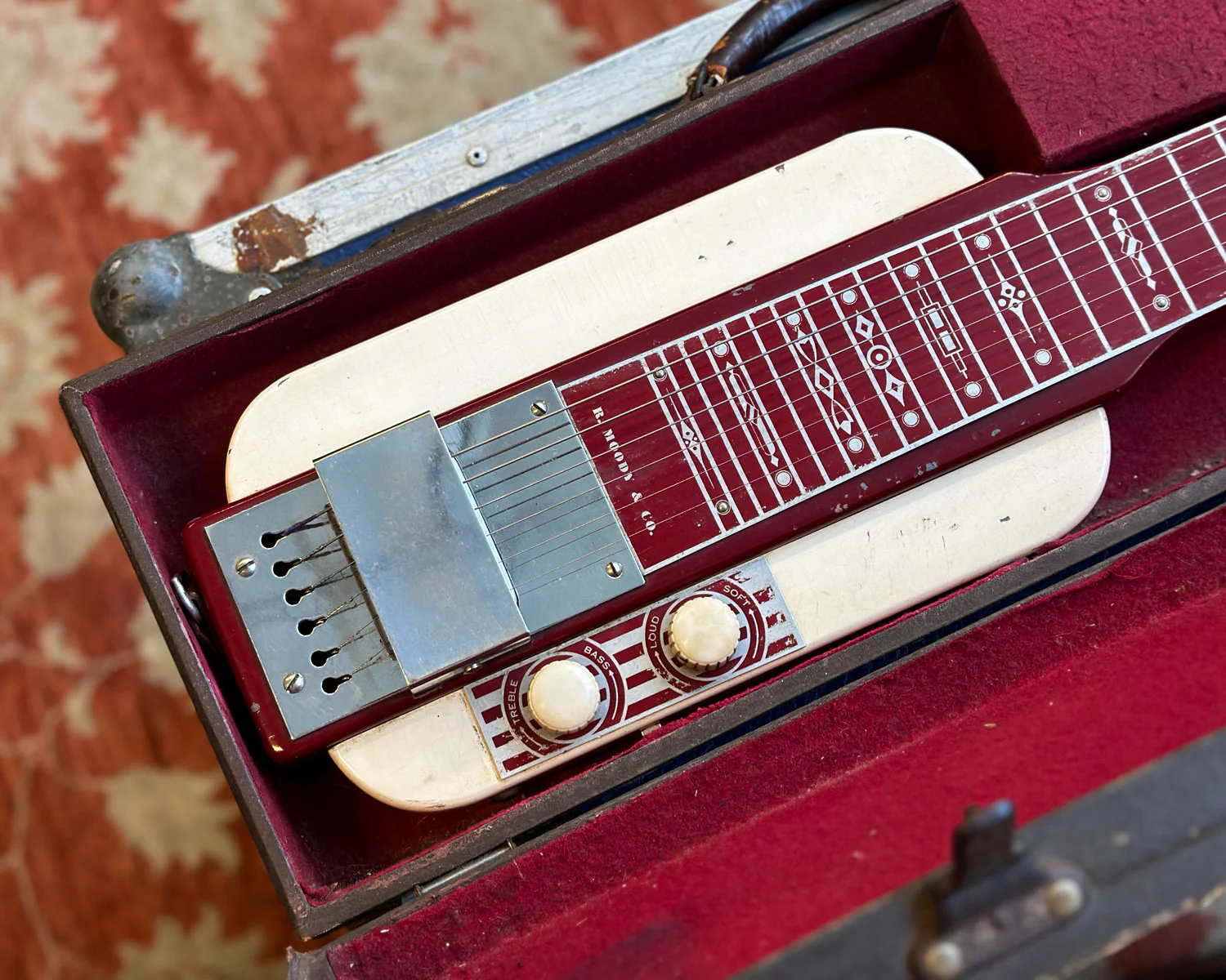 Early 1950s Moody 1x12 Combo and Lap Steel - Image 2
