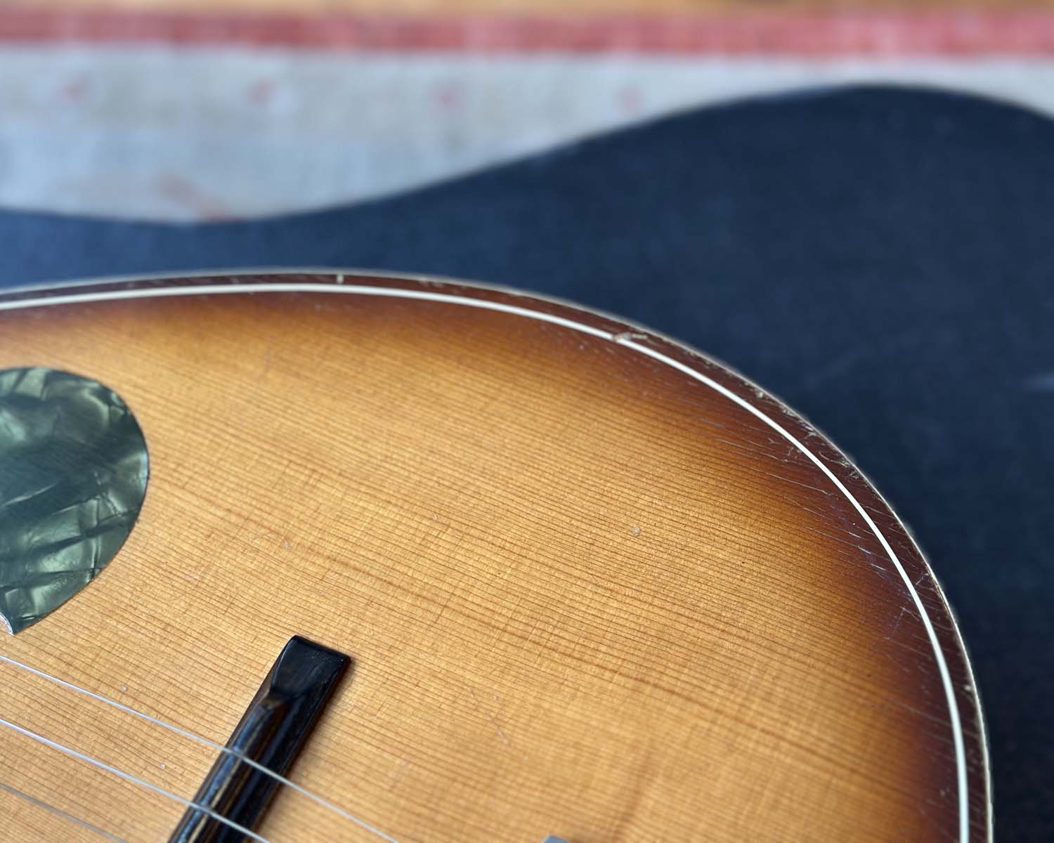 1960s Jason (Nagoya Suzuki) 'No. 5' Parlour Acoustic Guitar - Image 13