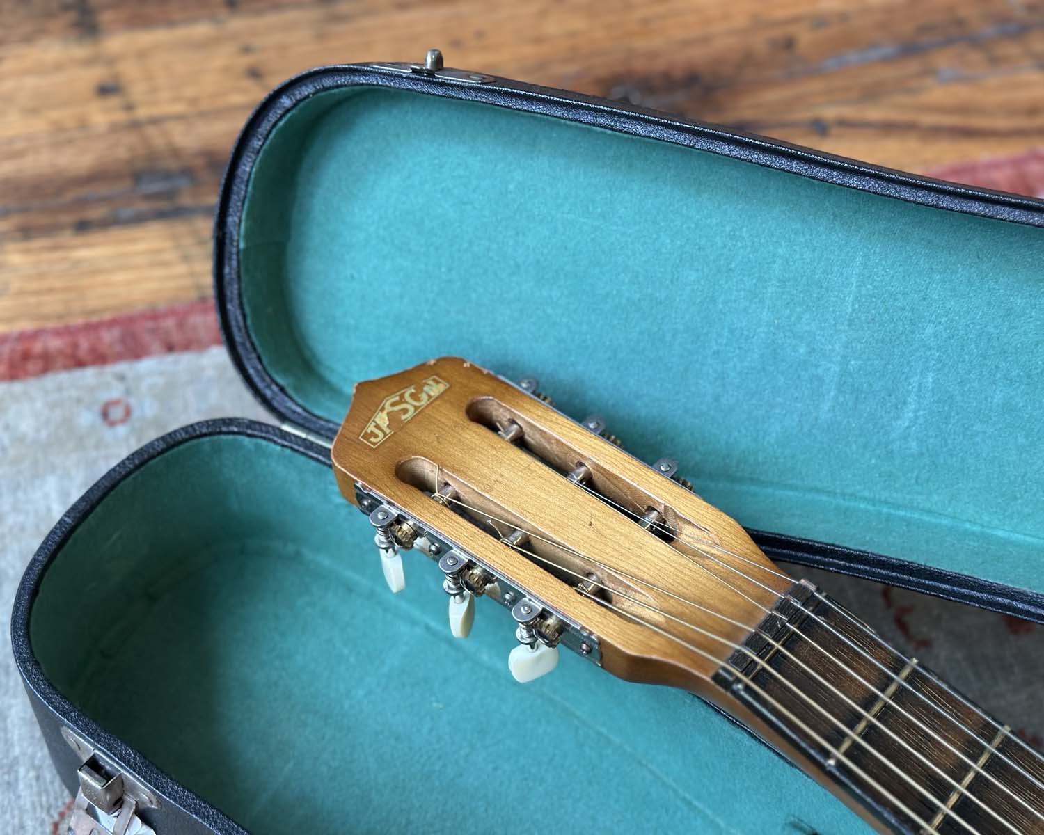 1960s Jason (Nagoya Suzuki) 'No. 5' Parlour Acoustic Guitar - Image 16