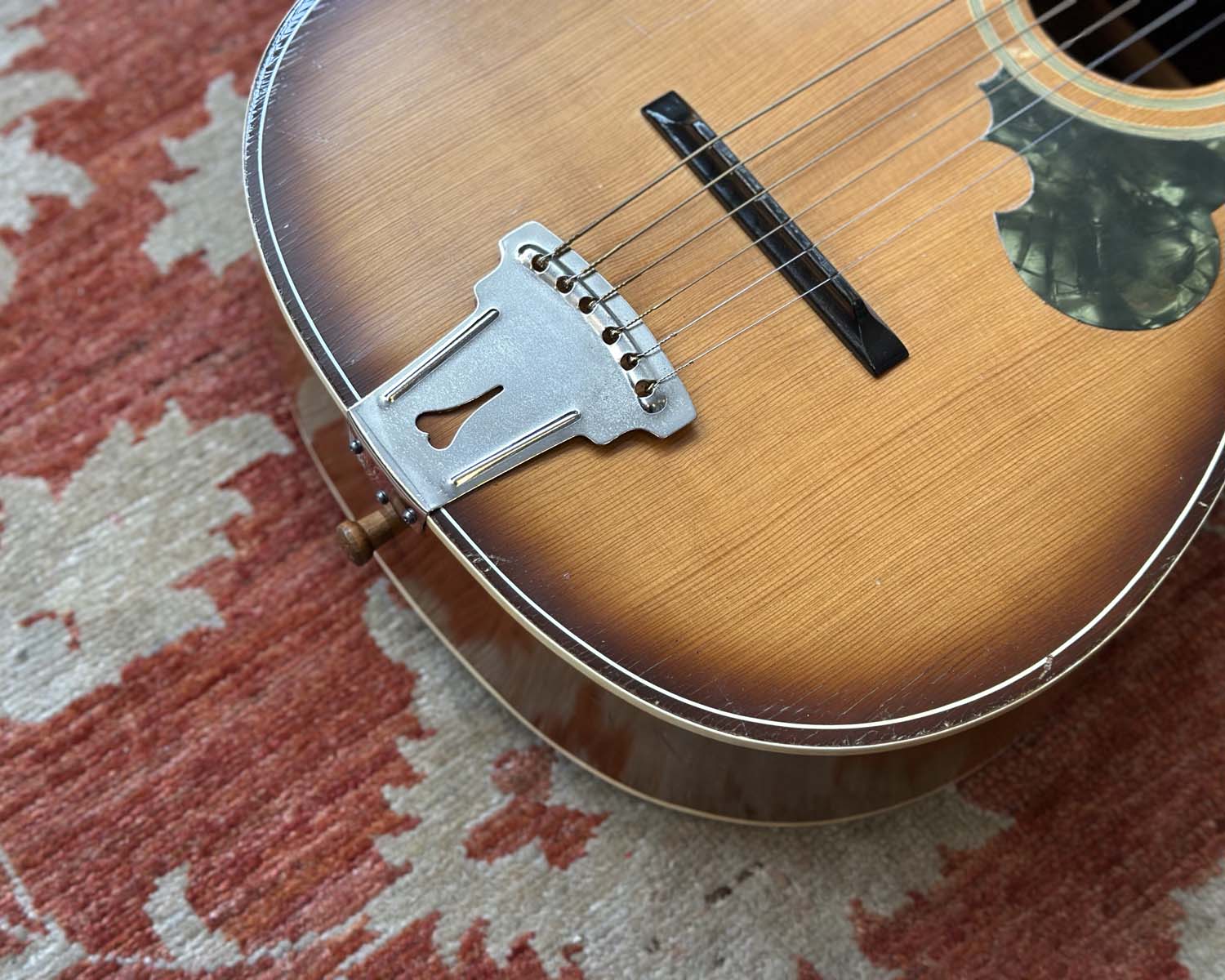 1960s Jason (Nagoya Suzuki) 'No. 5' Parlour Acoustic Guitar - Image 4