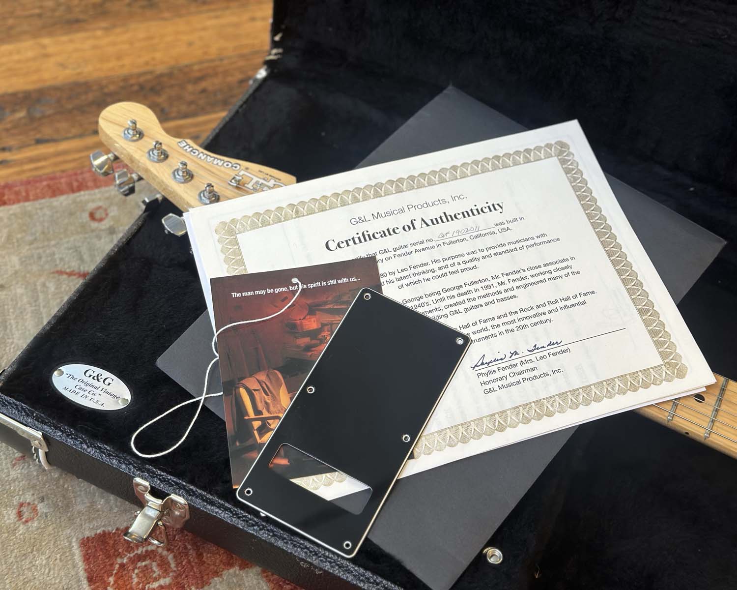 2019 G&L Fullerton Deluxe Comanche - Vintage Natural - Image 14