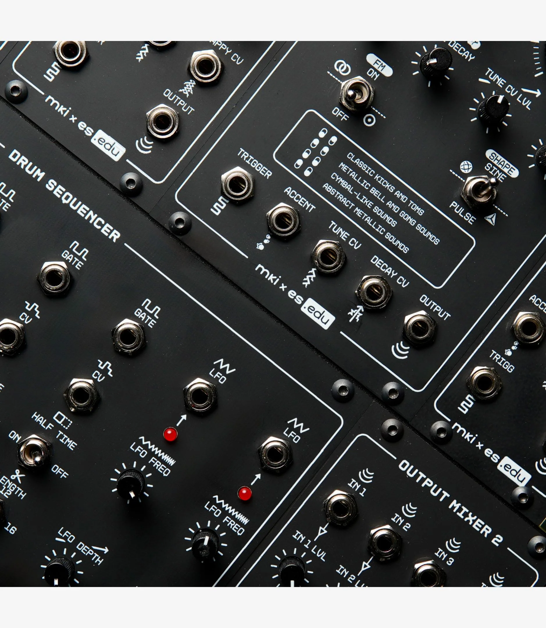 Erica Synths KONSTRUKT-8 EDU DIY Drum Kits Set - Image 2