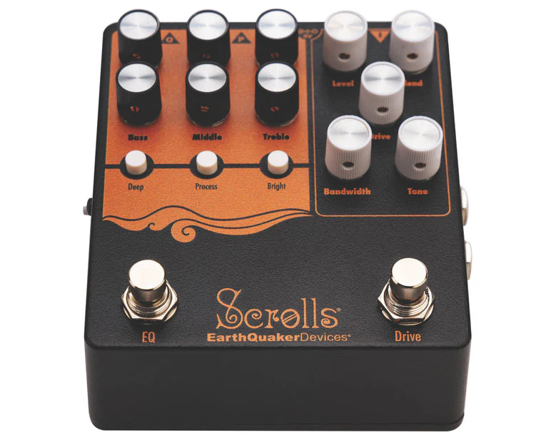 EarthQuaker Devices Scrolls Bass Odyssey Preamp/Drive Pedal - Image 2