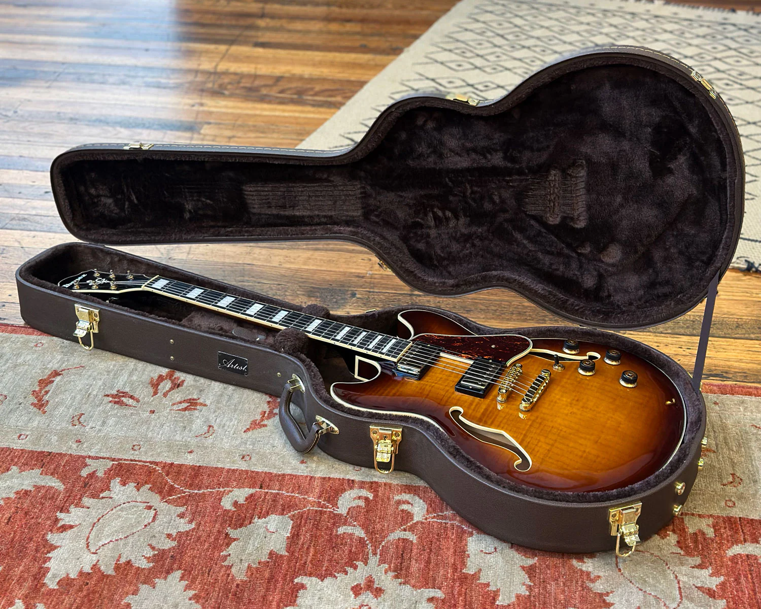 Ibanez AS93FM - Expressionist Artcore Violin Sunburst Hollowbody Guitar - Image 13