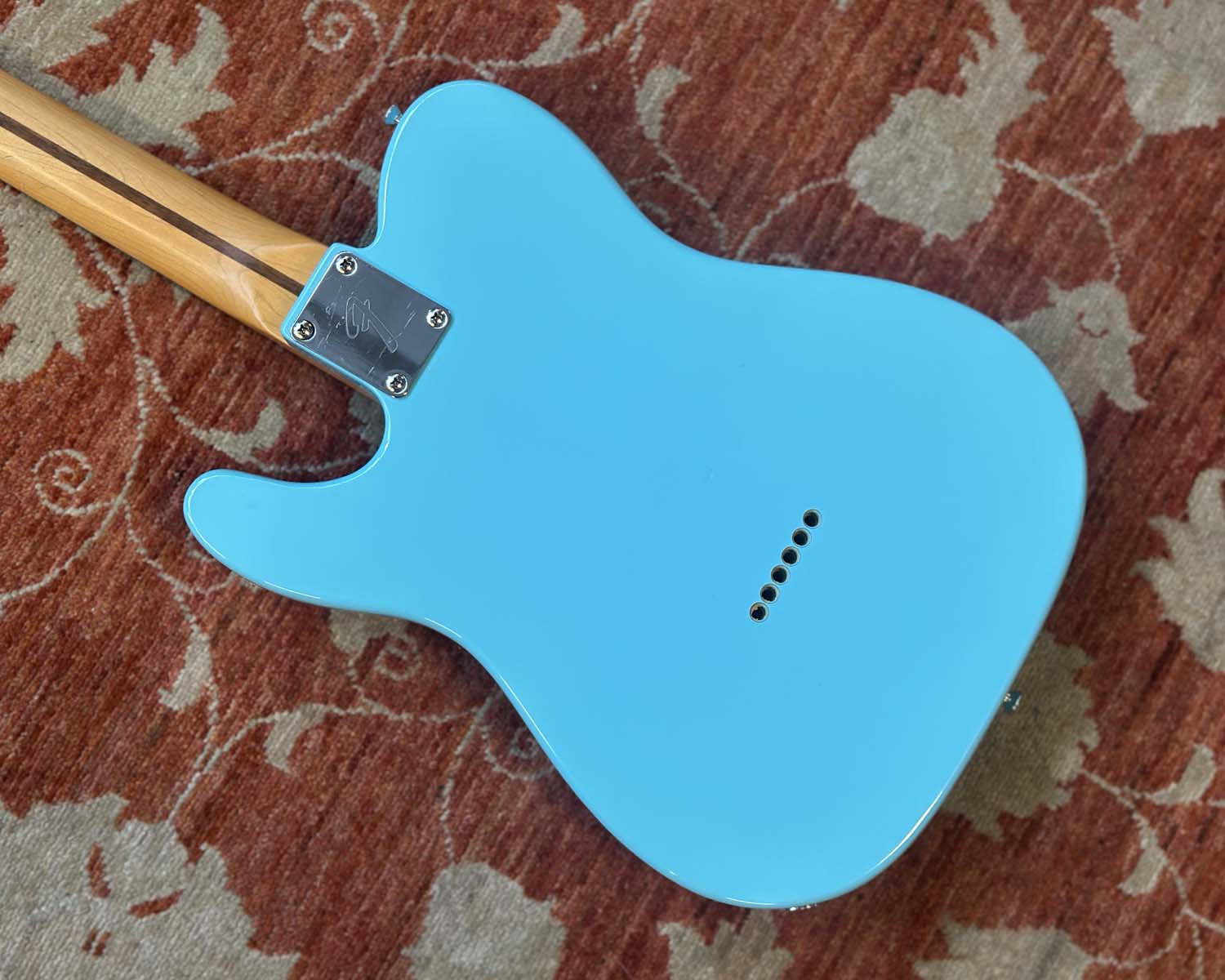 Fender Partscaster Telecaster - Daphne Blue w/ Bigsby & Vibramate Spoiler - Image 6