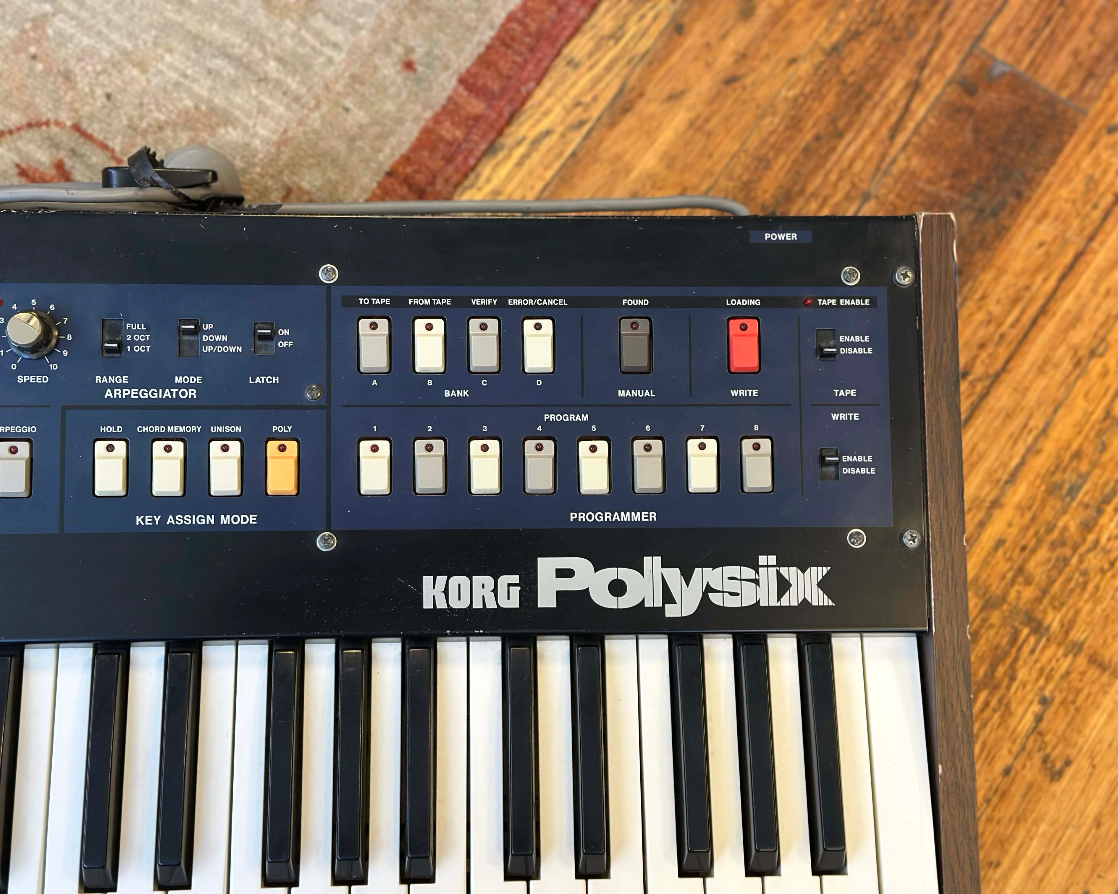 KORG PolySix Programmable 6 Voice Polyphonic Analogue Synthesizer - Image 4