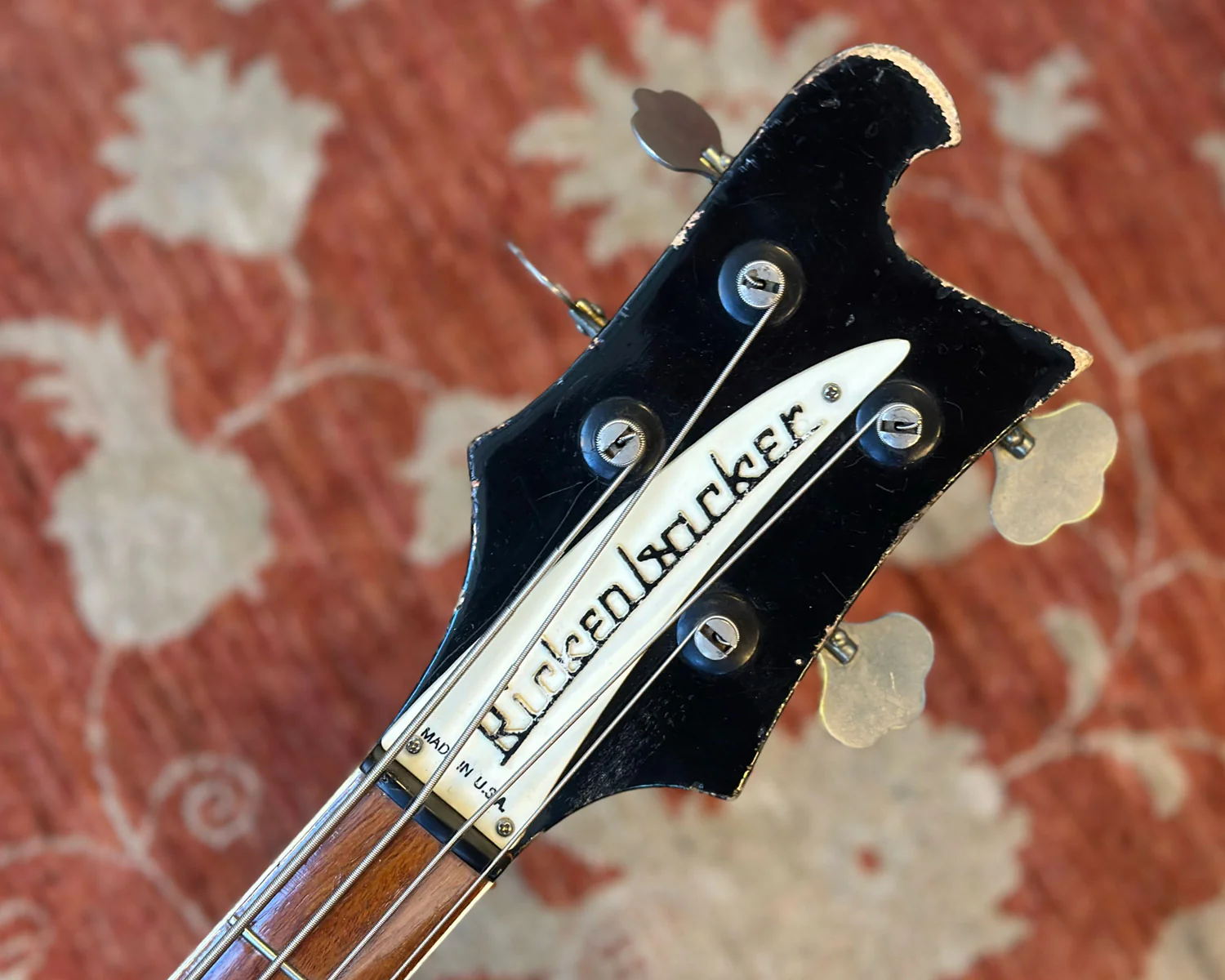 1975 Rickenbacker 4001 Bass "Jet-Glo" w/ HSC - Image 2