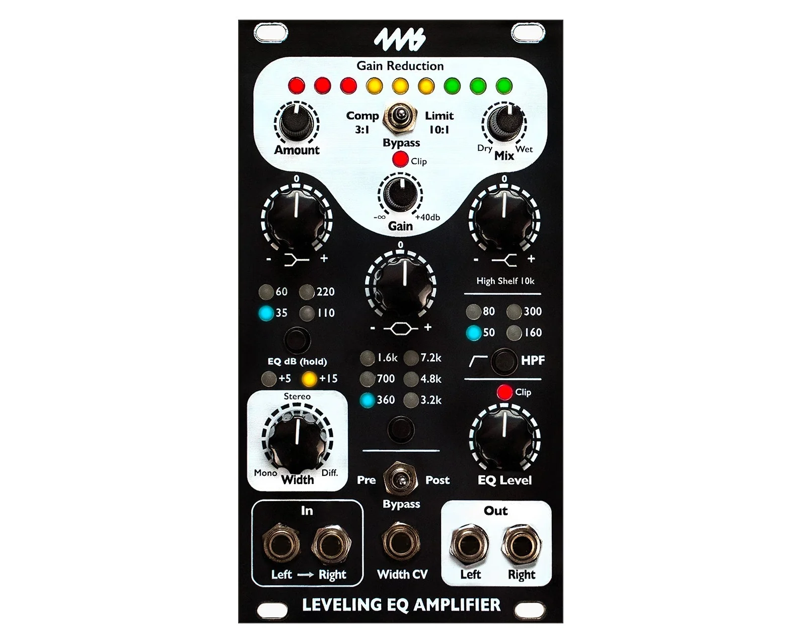 4ms LEQA Leveling EQ Amplifier